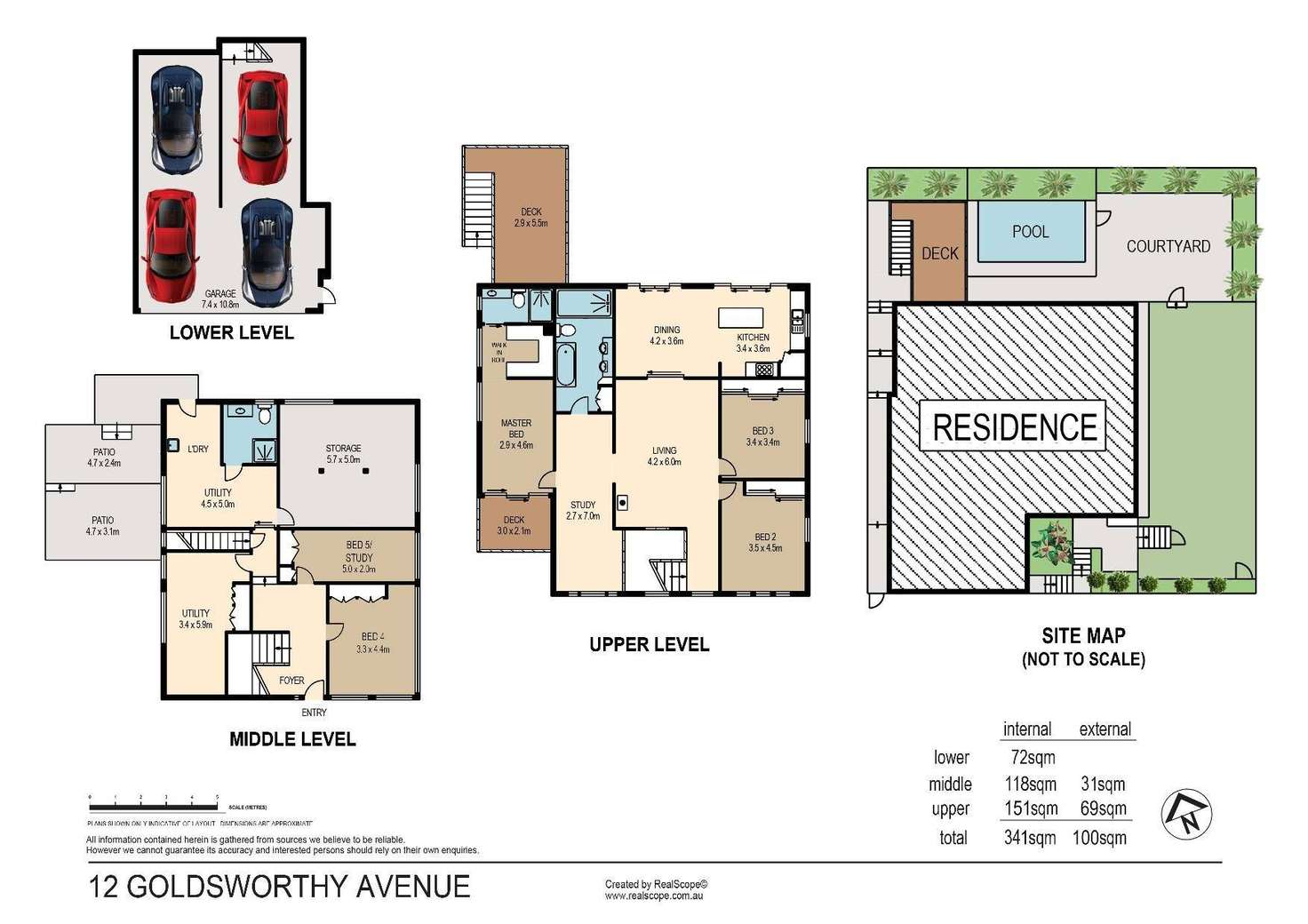 Floorplan of Homely house listing, 12 Goldsworthy Avenue, Hamilton QLD 4007