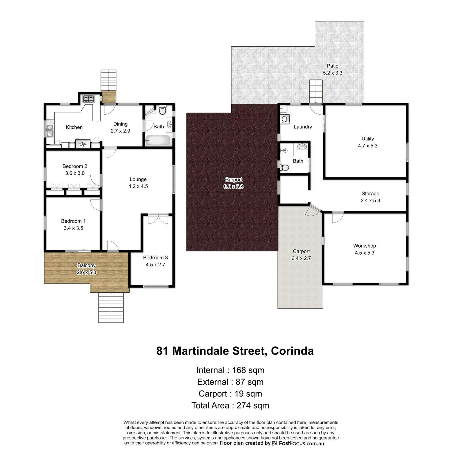 Floorplan of Homely house listing, 81 Martindale Street, Corinda QLD 4075