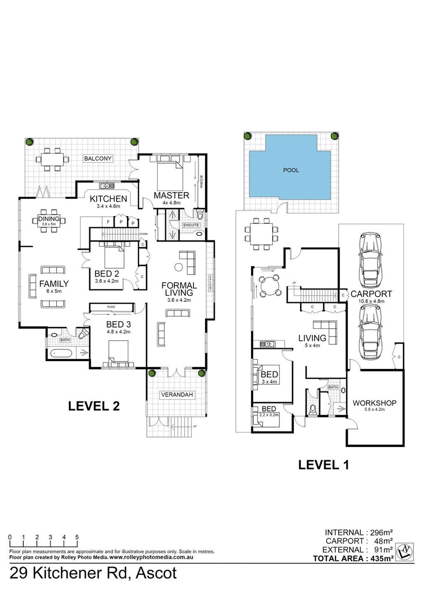 Floorplan of Homely house listing, 25 Kitchener Road, Ascot QLD 4007