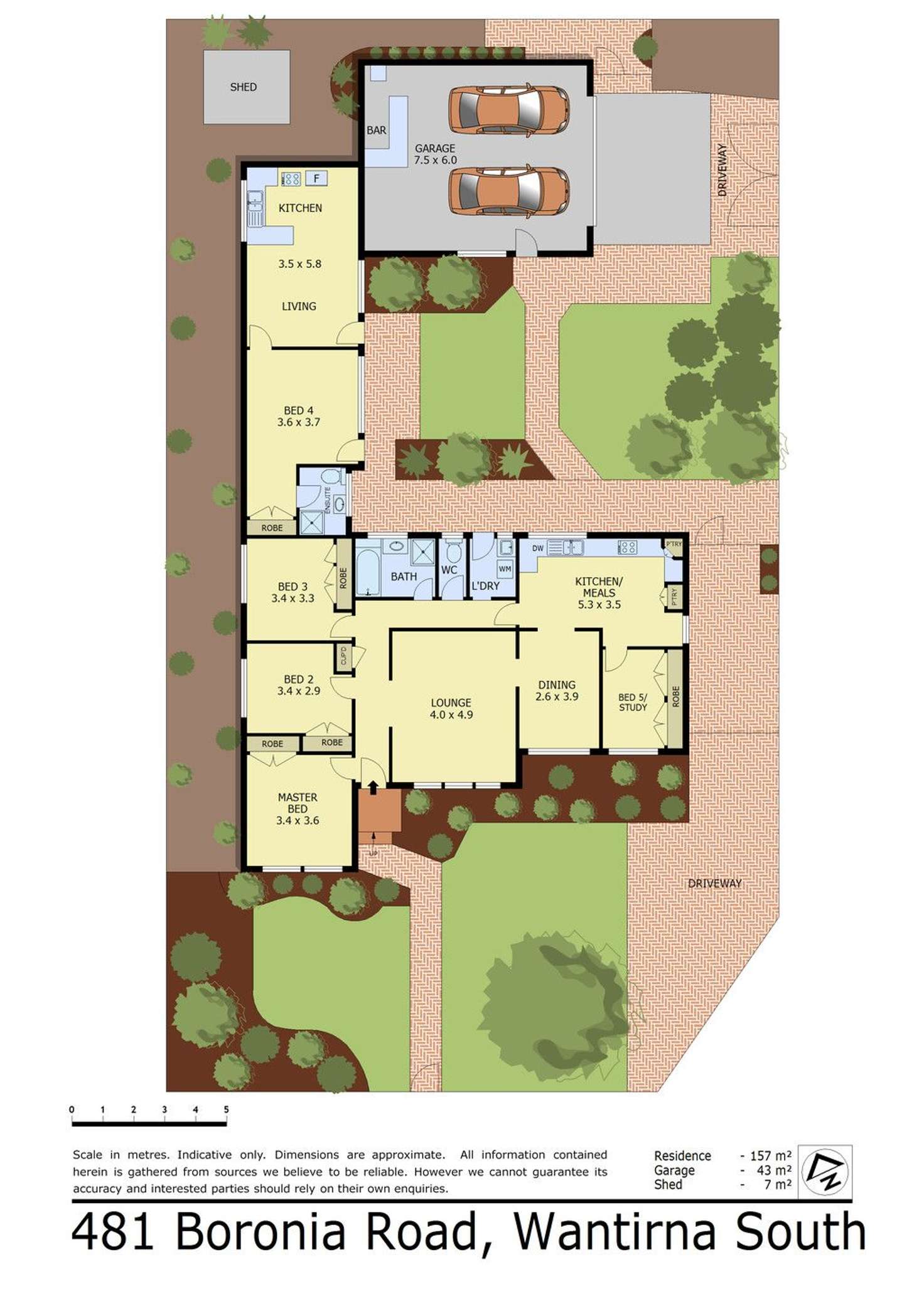 Floorplan of Homely house listing, 481 Boronia Road, Wantirna South VIC 3152