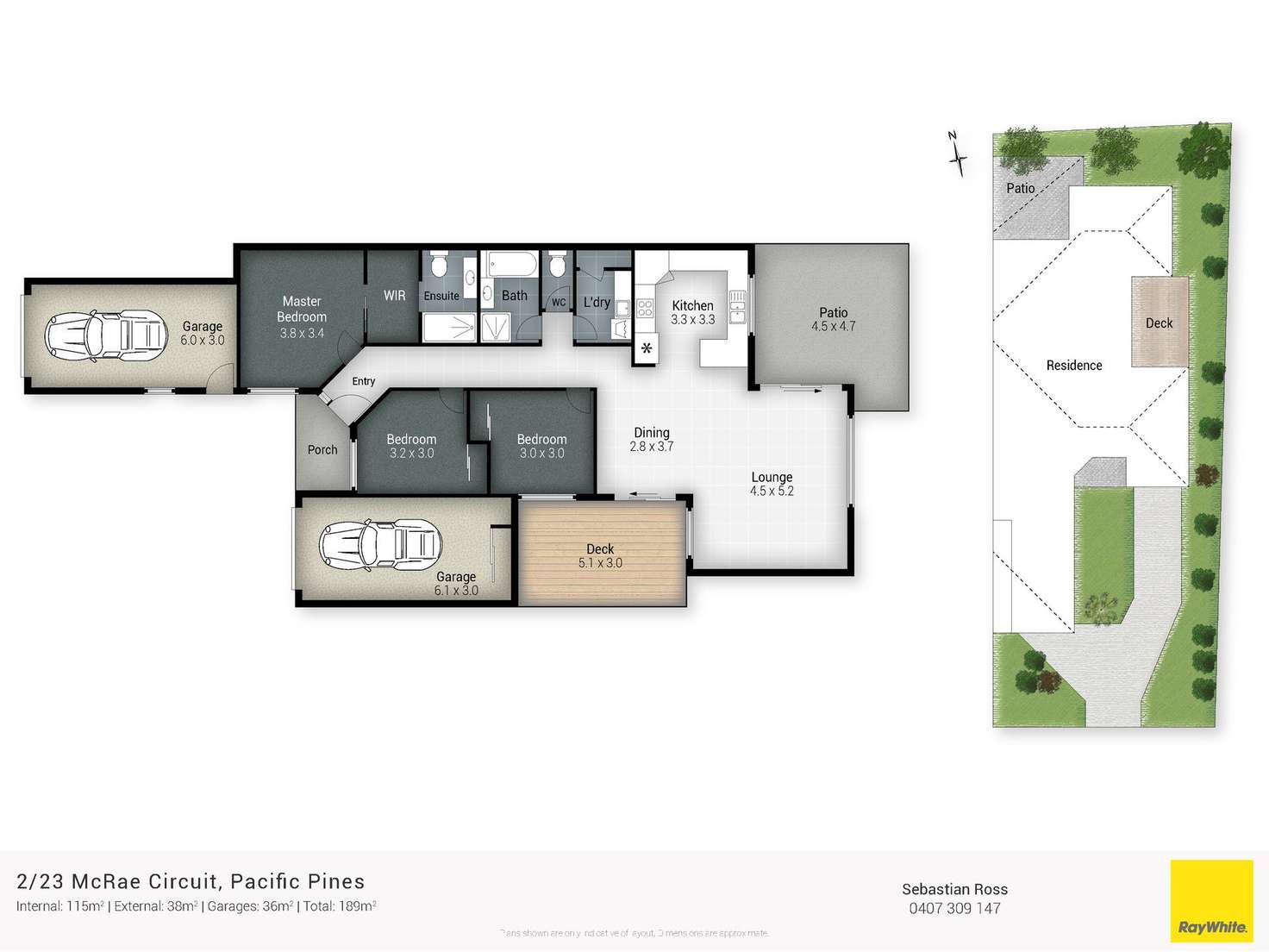 Floorplan of Homely other listing, 2/23 Mcrae Circuit, Pacific Pines QLD 4211