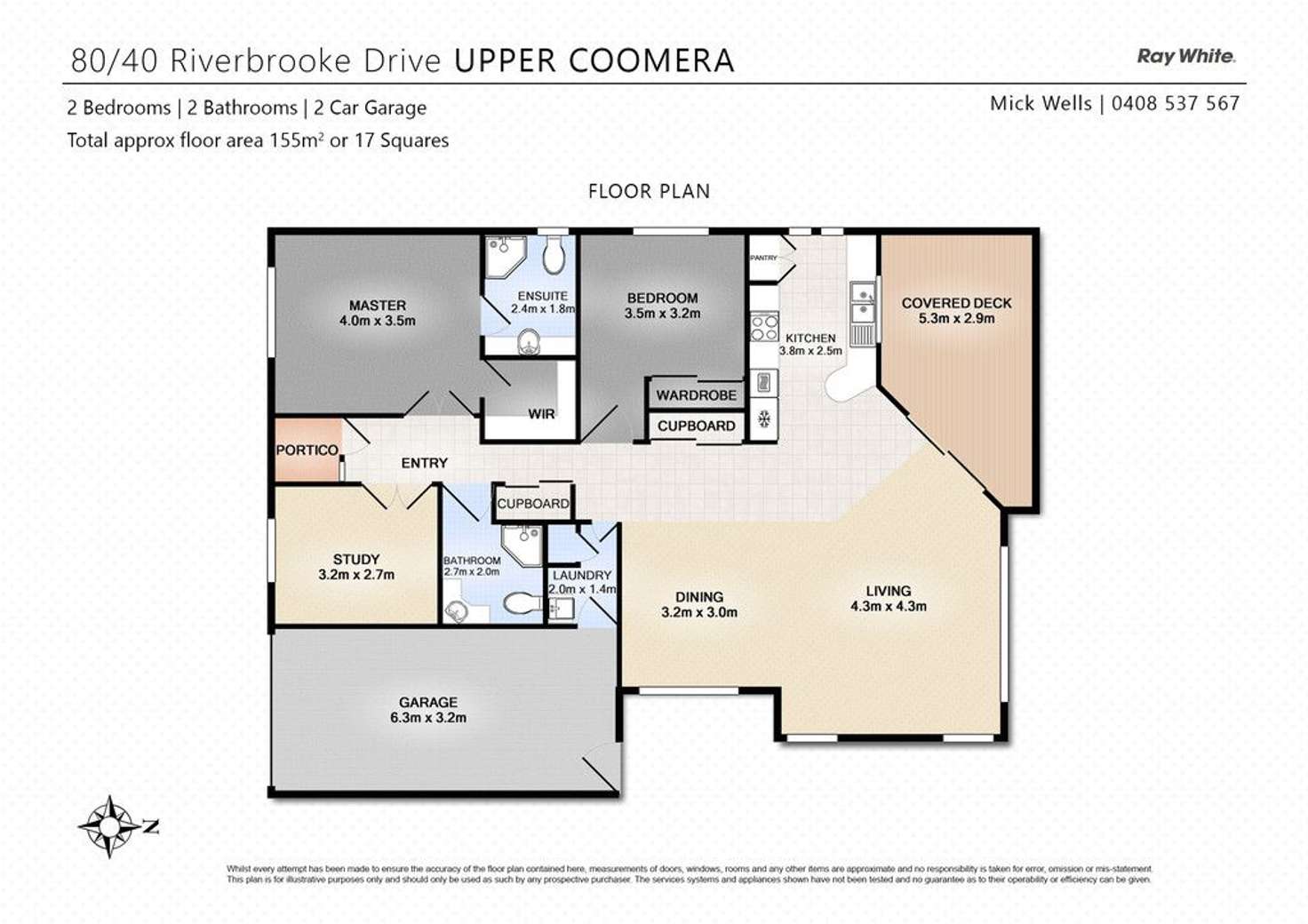 Floorplan of Homely retirement listing, 80/40 Riverbrooke Drive, Upper Coomera QLD 4209