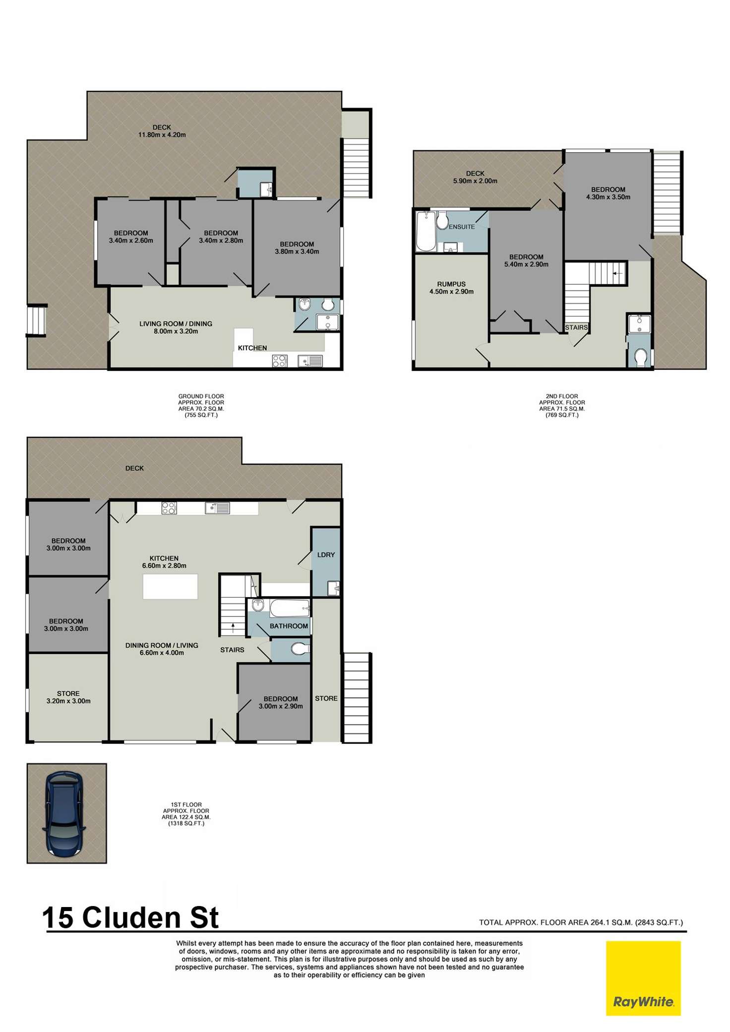 Floorplan of Homely house listing, 15 Cluden Street, Holland Park West QLD 4121