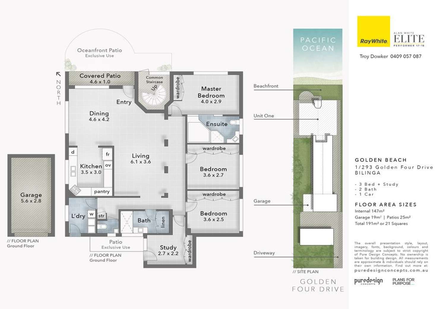 Floorplan of Homely unit listing, 1/293 Golden Four Drive, Bilinga QLD 4225