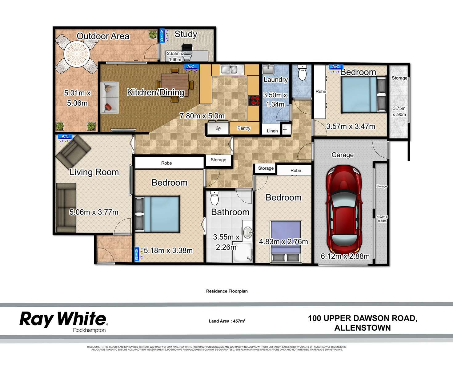 Floorplan of Homely house listing, 100 Upper Dawson Road, Allenstown QLD 4700