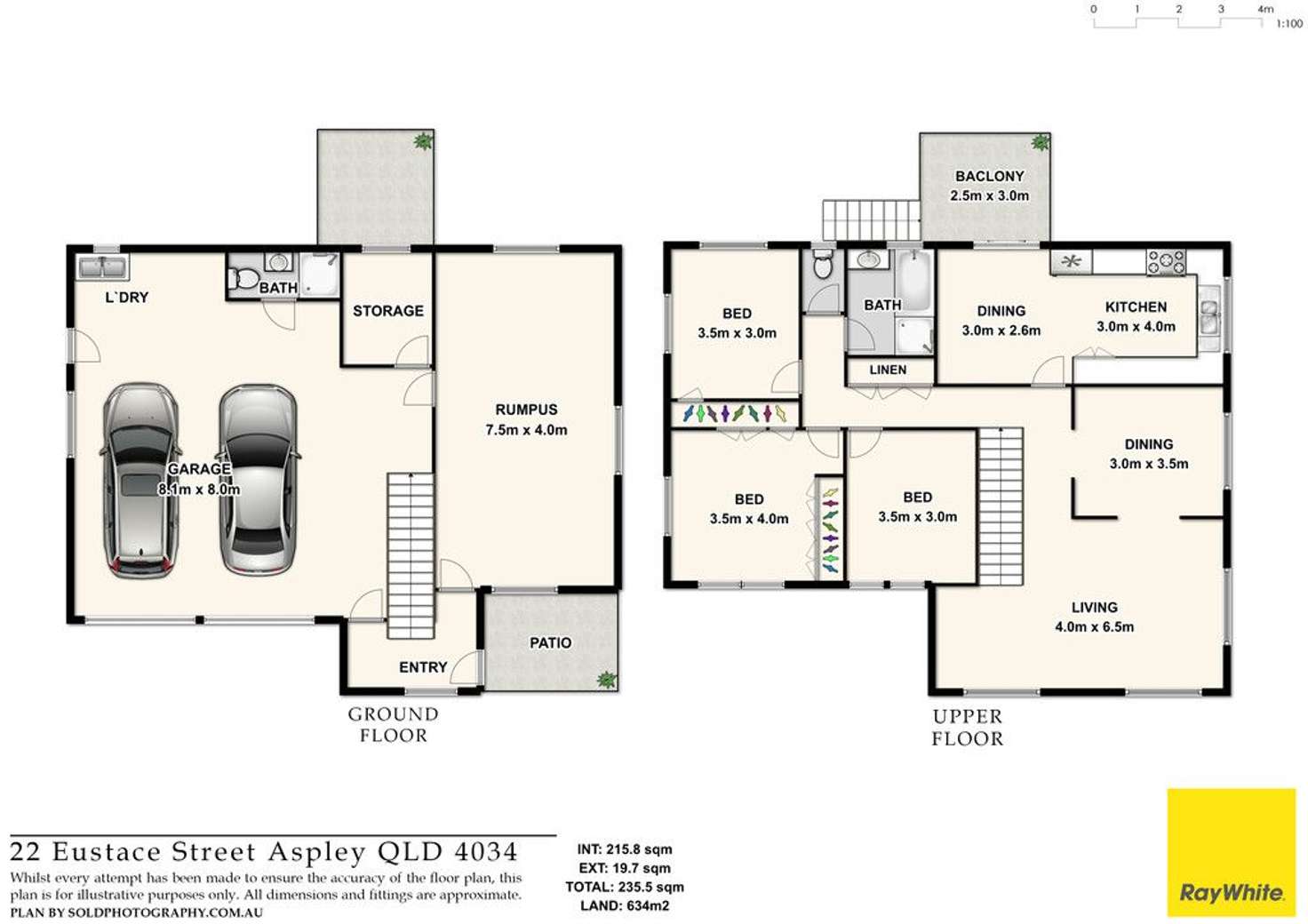 Floorplan of Homely house listing, 22 Eustace Street, Aspley QLD 4034