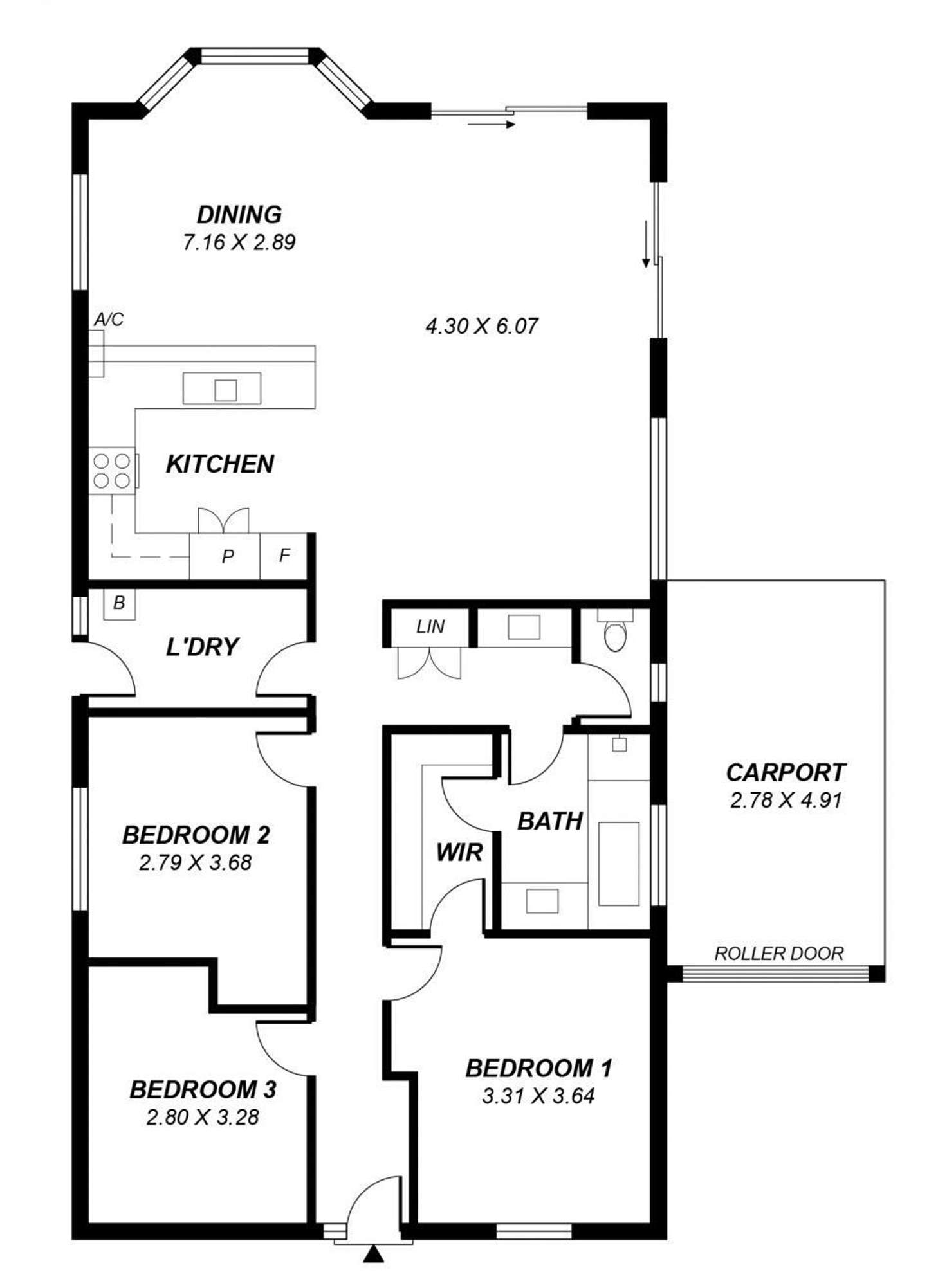 Floorplan of Homely house listing, 3/216 Diment Road, Burton SA 5110