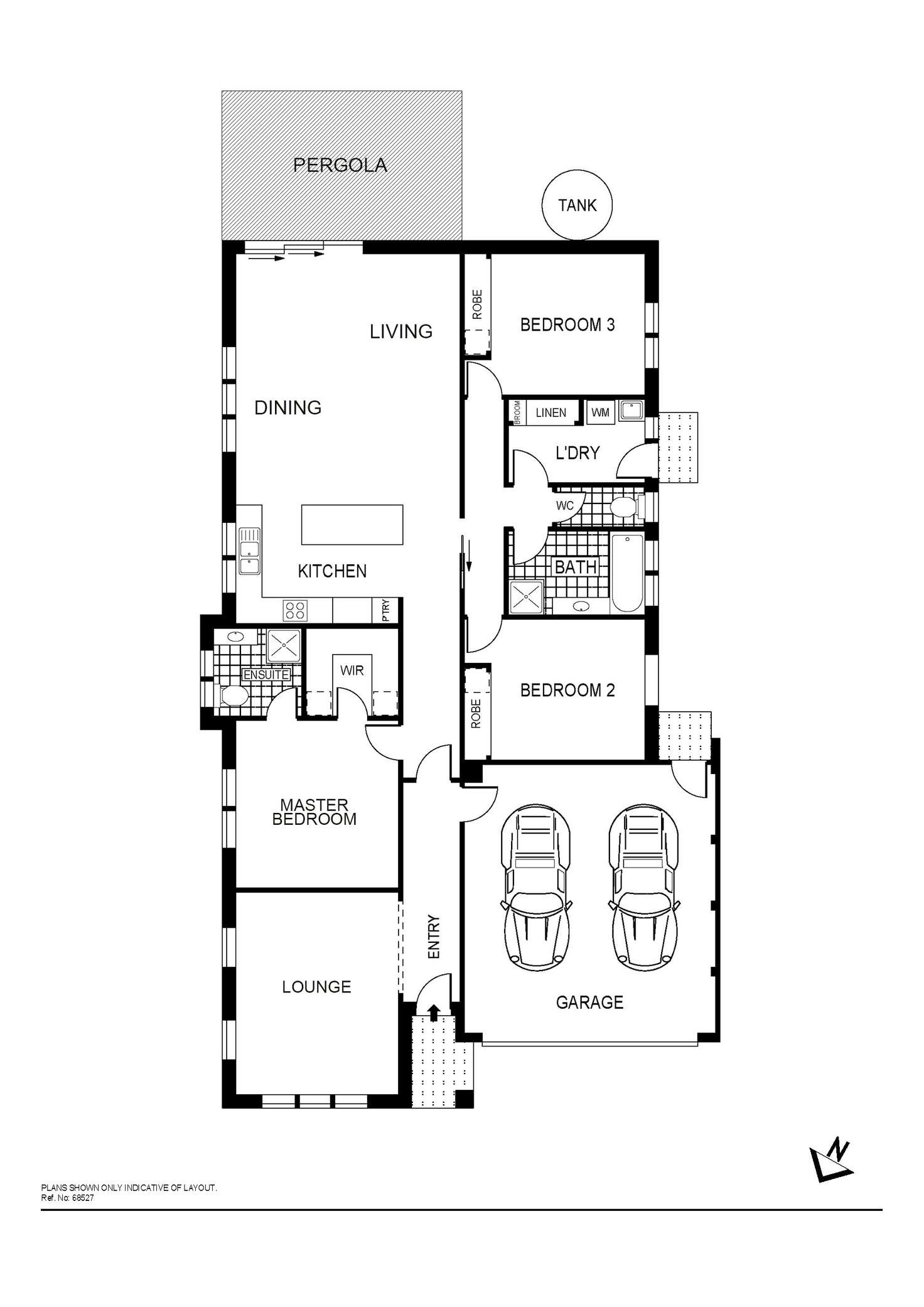 Floorplan of Homely house listing, 80 Overall Avenue, Casey ACT 2913