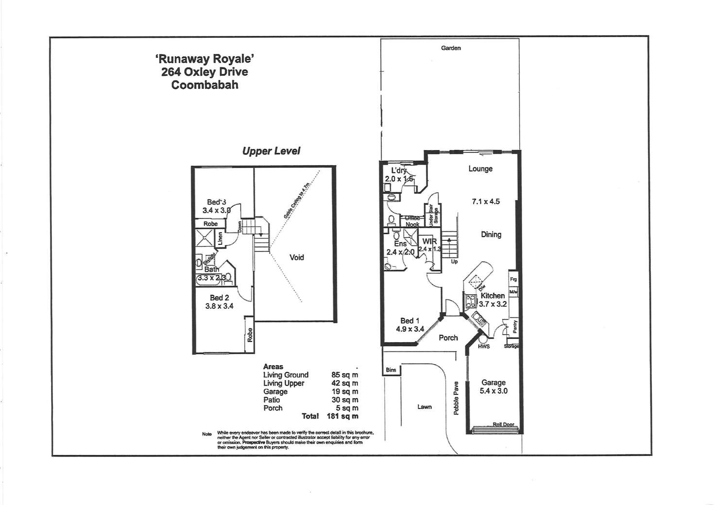 Floorplan of Homely townhouse listing, 19/264-268 Oxley Drive, Coombabah QLD 4216