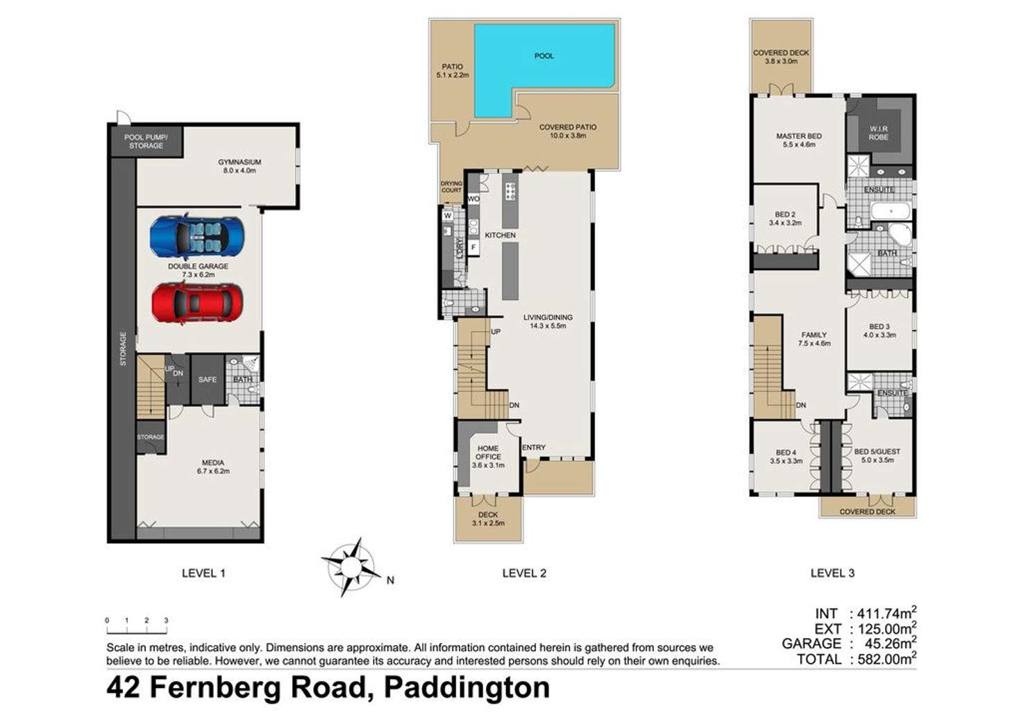 Floorplan of Homely house listing, 42 Fernberg Road, Paddington QLD 4064
