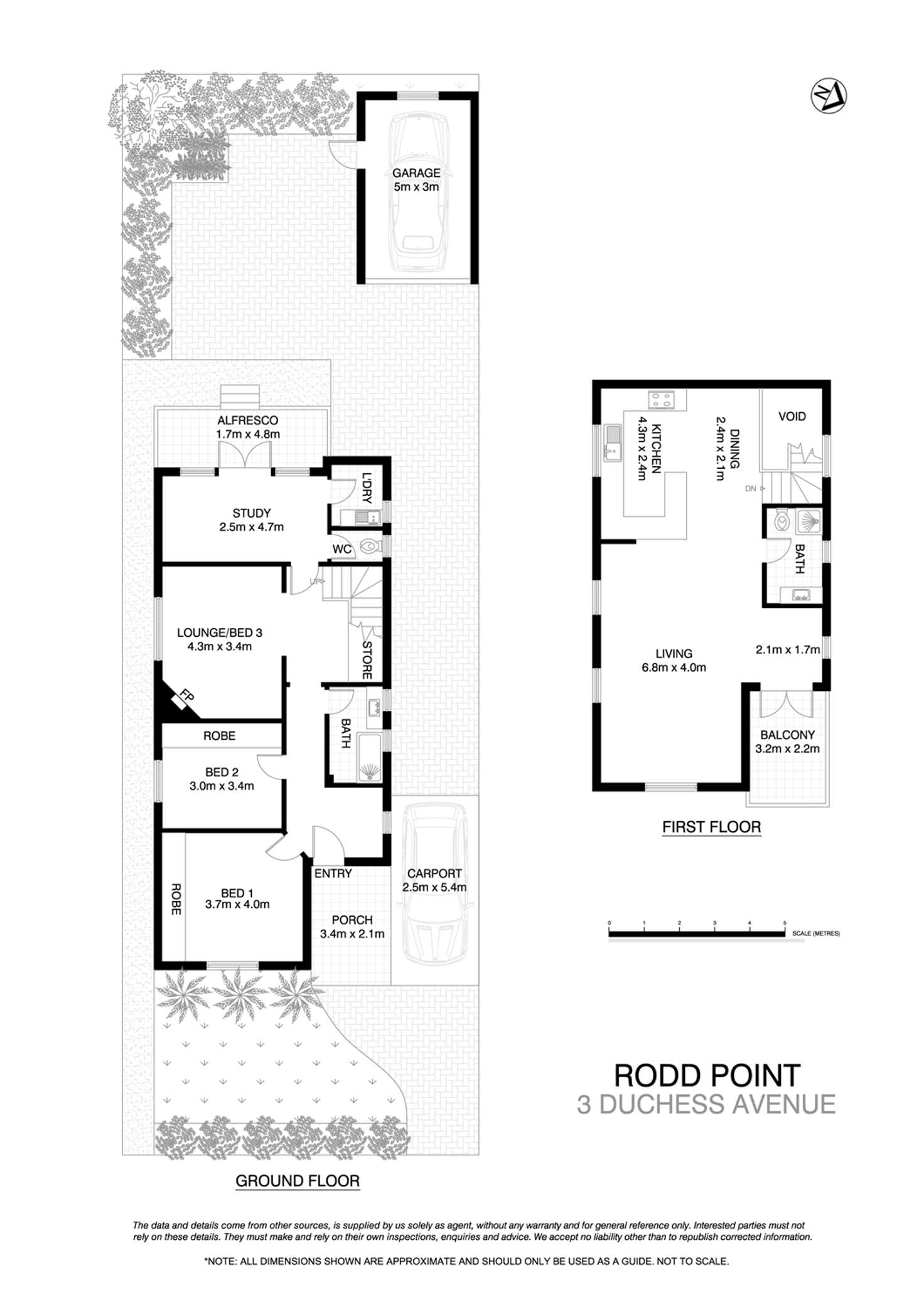 Floorplan of Homely house listing, 3 Duchess Avenue, Rodd Point NSW 2046