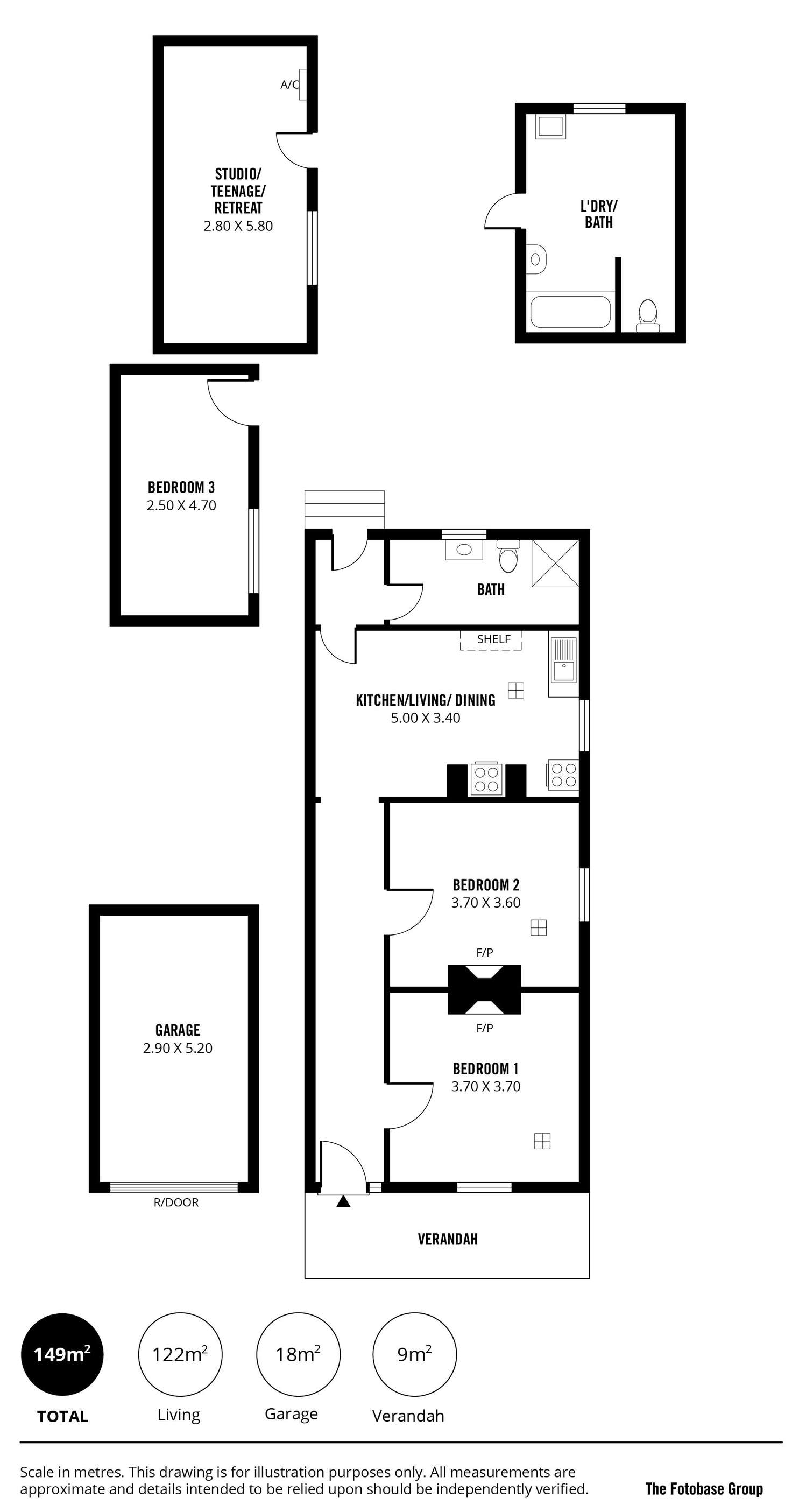 Floorplan of Homely house listing, 4 Swiggs Street, Birkenhead SA 5015