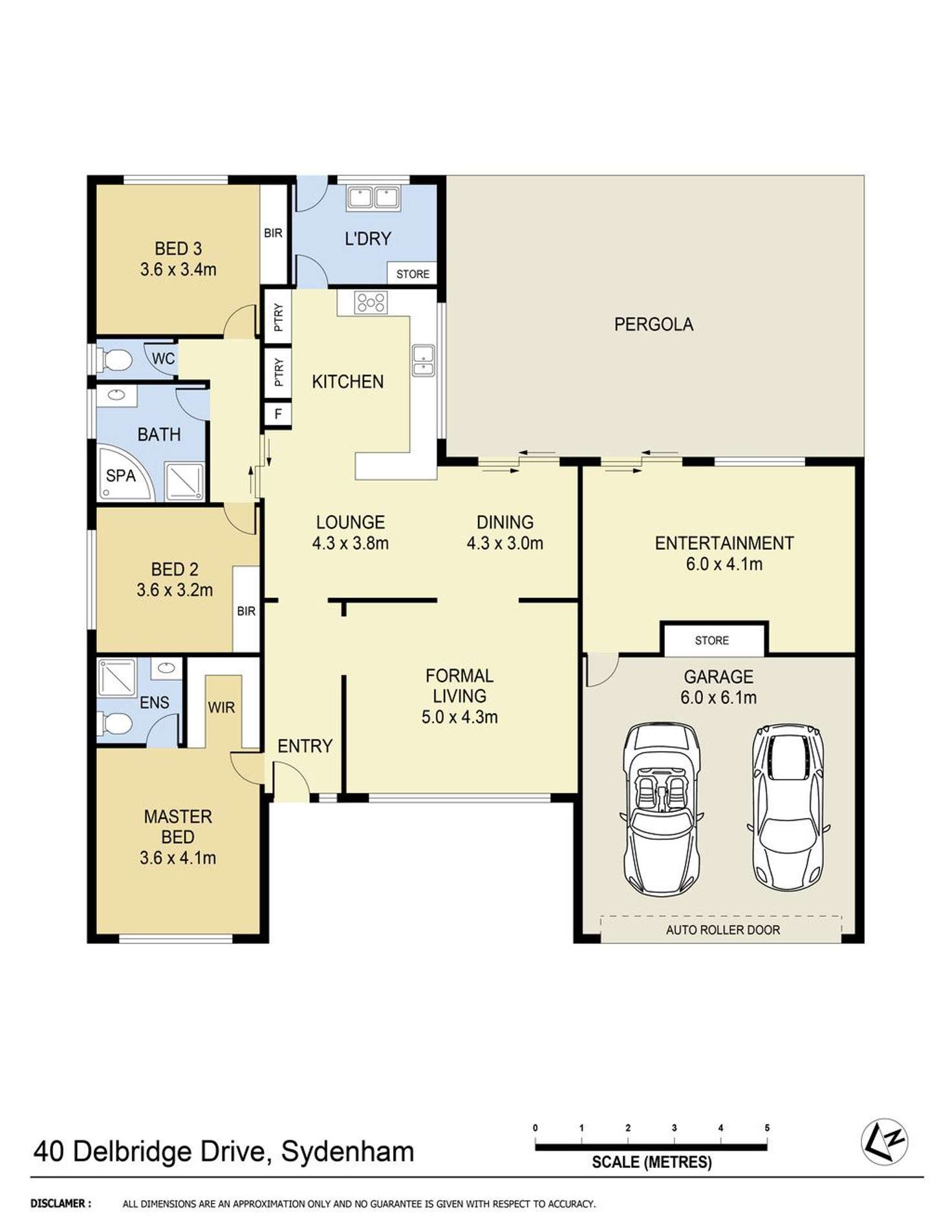 Floorplan of Homely house listing, 40 Delbridge Drive, Sydenham VIC 3037