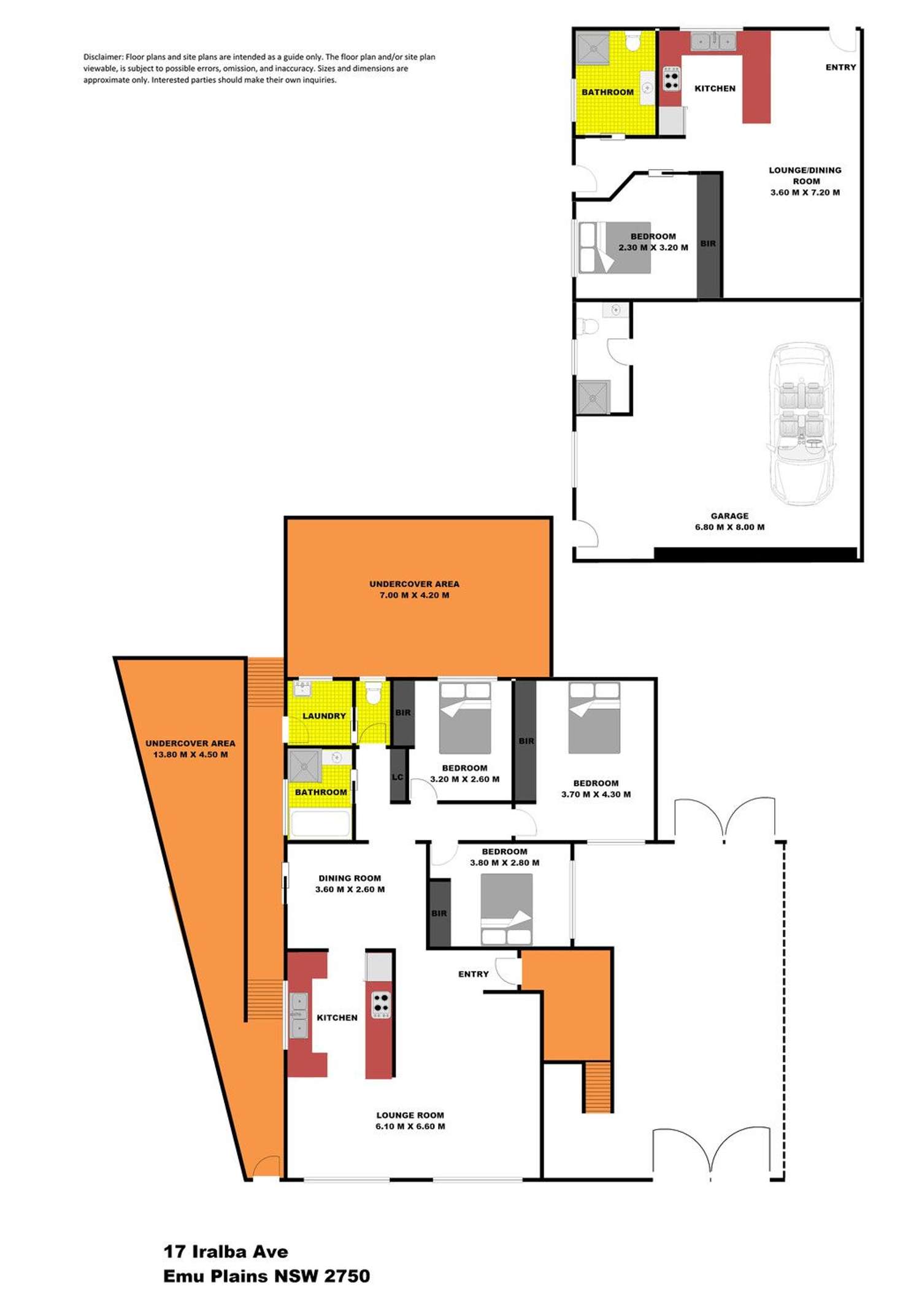 Floorplan of Homely house listing, 17 and 17a Iralba Avenue, Emu Plains NSW 2750