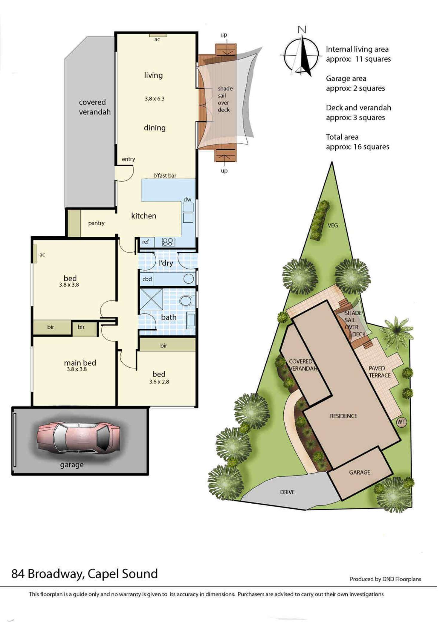 Floorplan of Homely house listing, 84 Broadway, Capel Sound VIC 3940