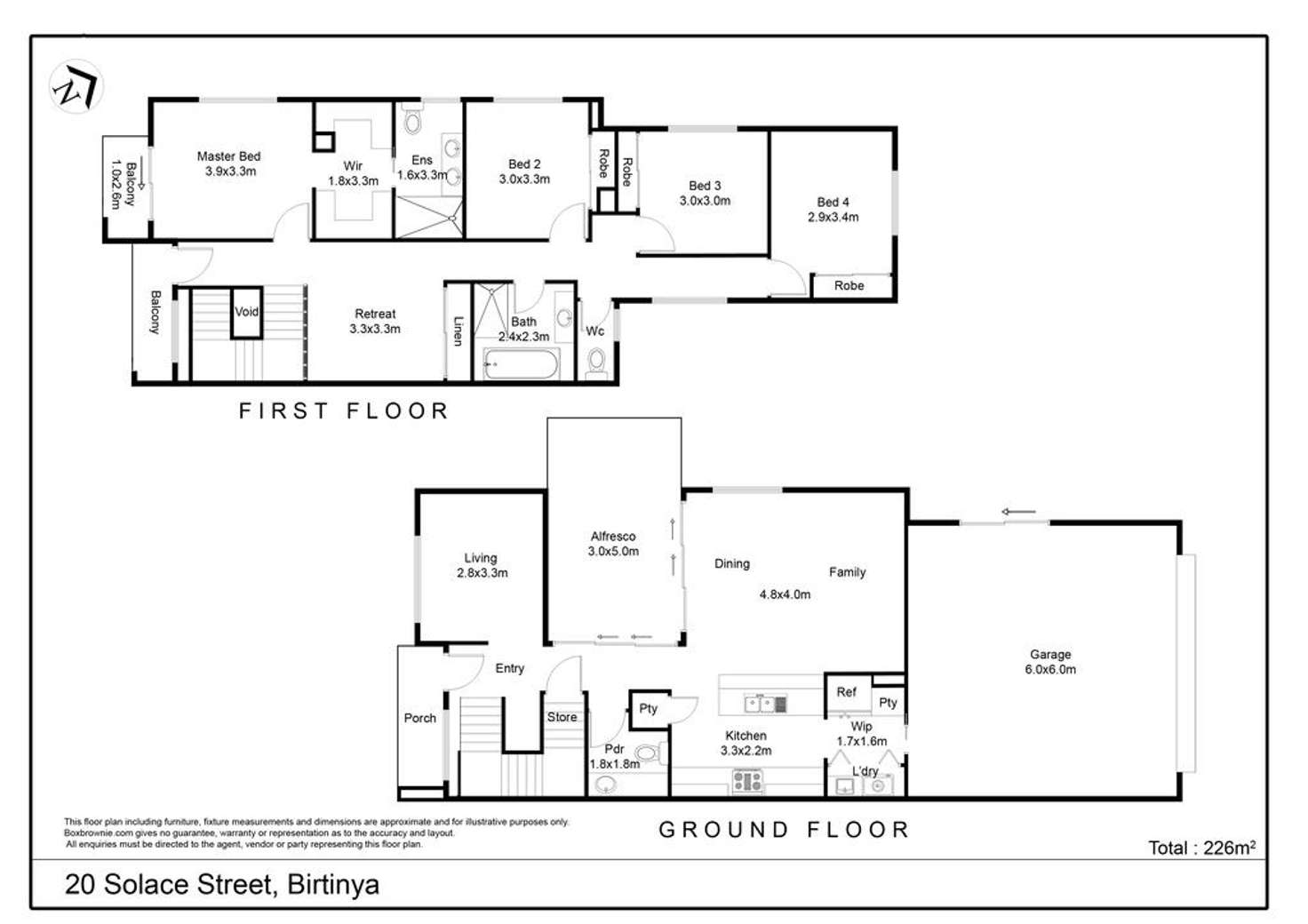 Floorplan of Homely house listing, 20 Solace Street, Birtinya QLD 4575