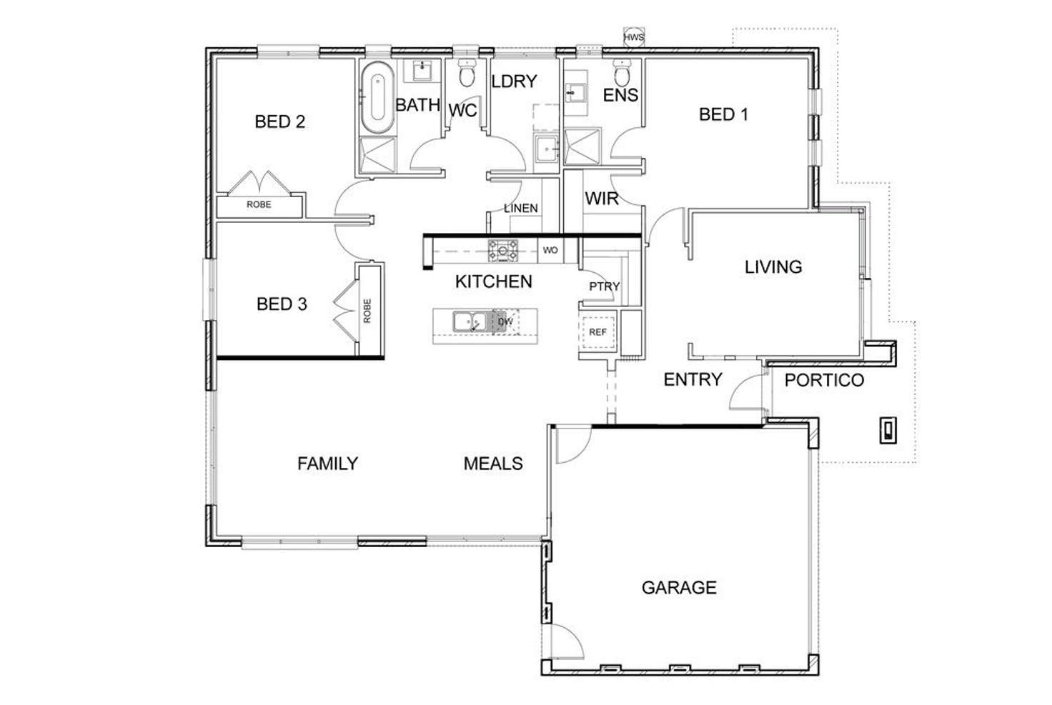 Floorplan of Homely house listing, 26 Normlyttle Parade, Miners Rest VIC 3352