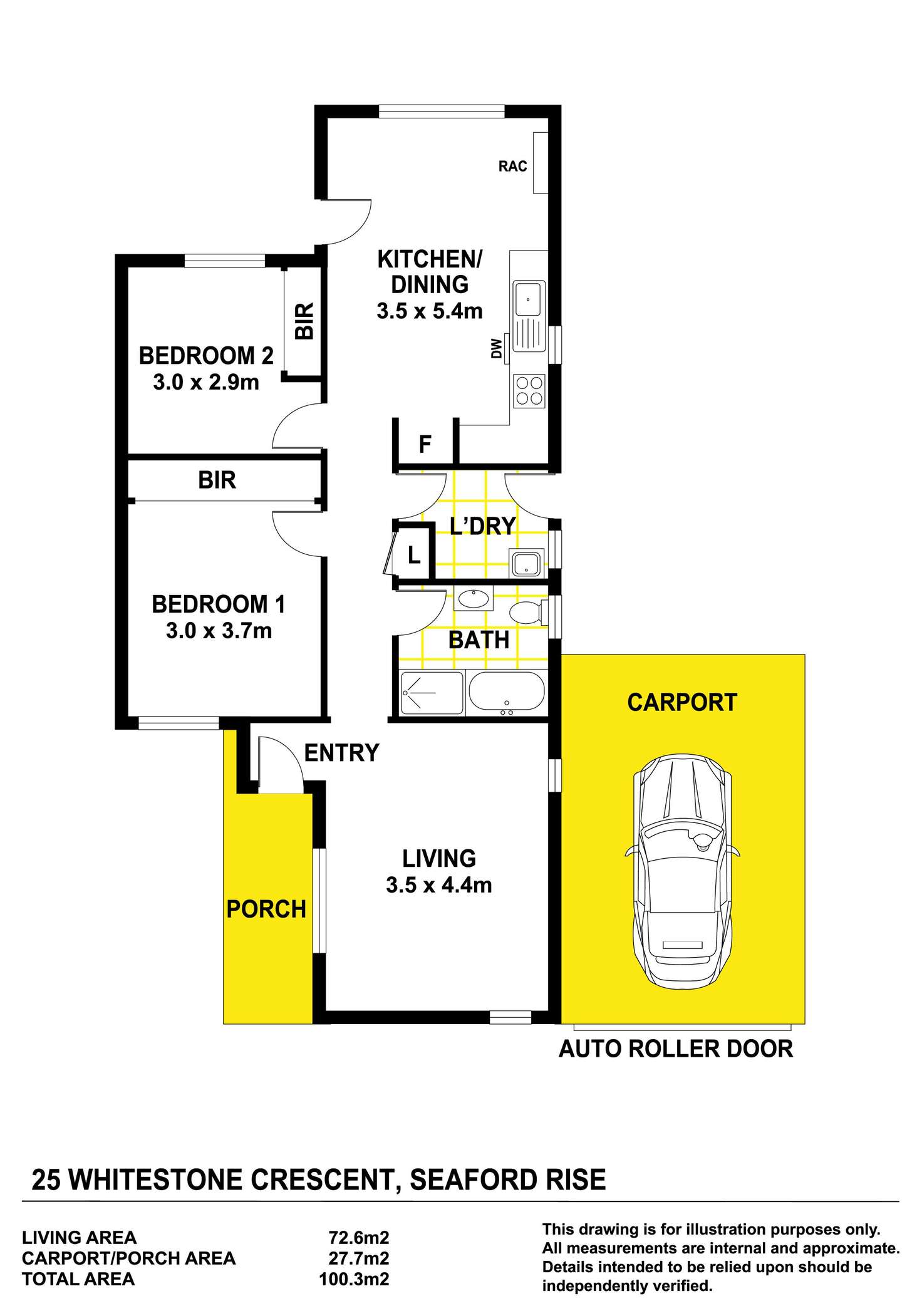 Floorplan of Homely house listing, 25 Whitestone Crescent, Seaford Rise SA 5169