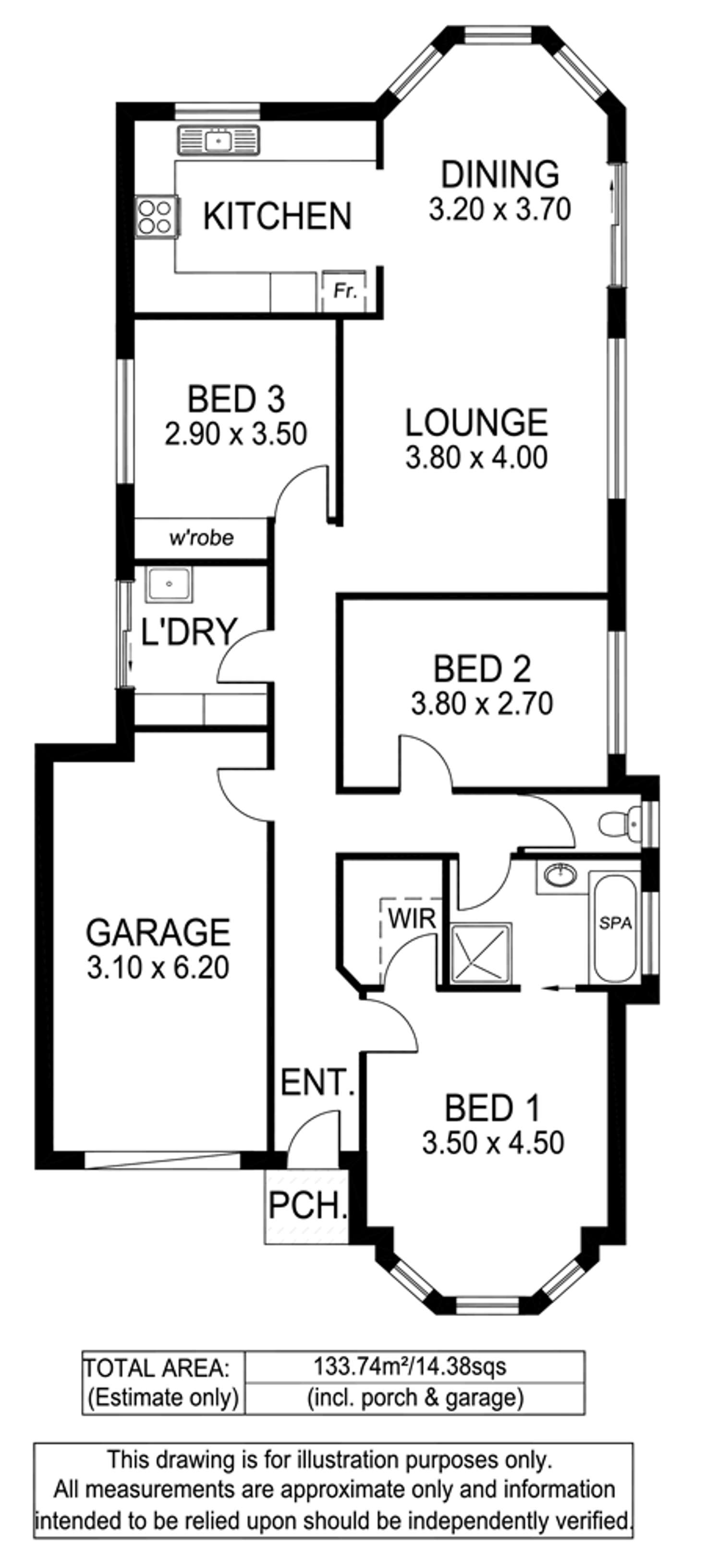 Floorplan of Homely house listing, 5 Sellars Place, Allenby Gardens SA 5009