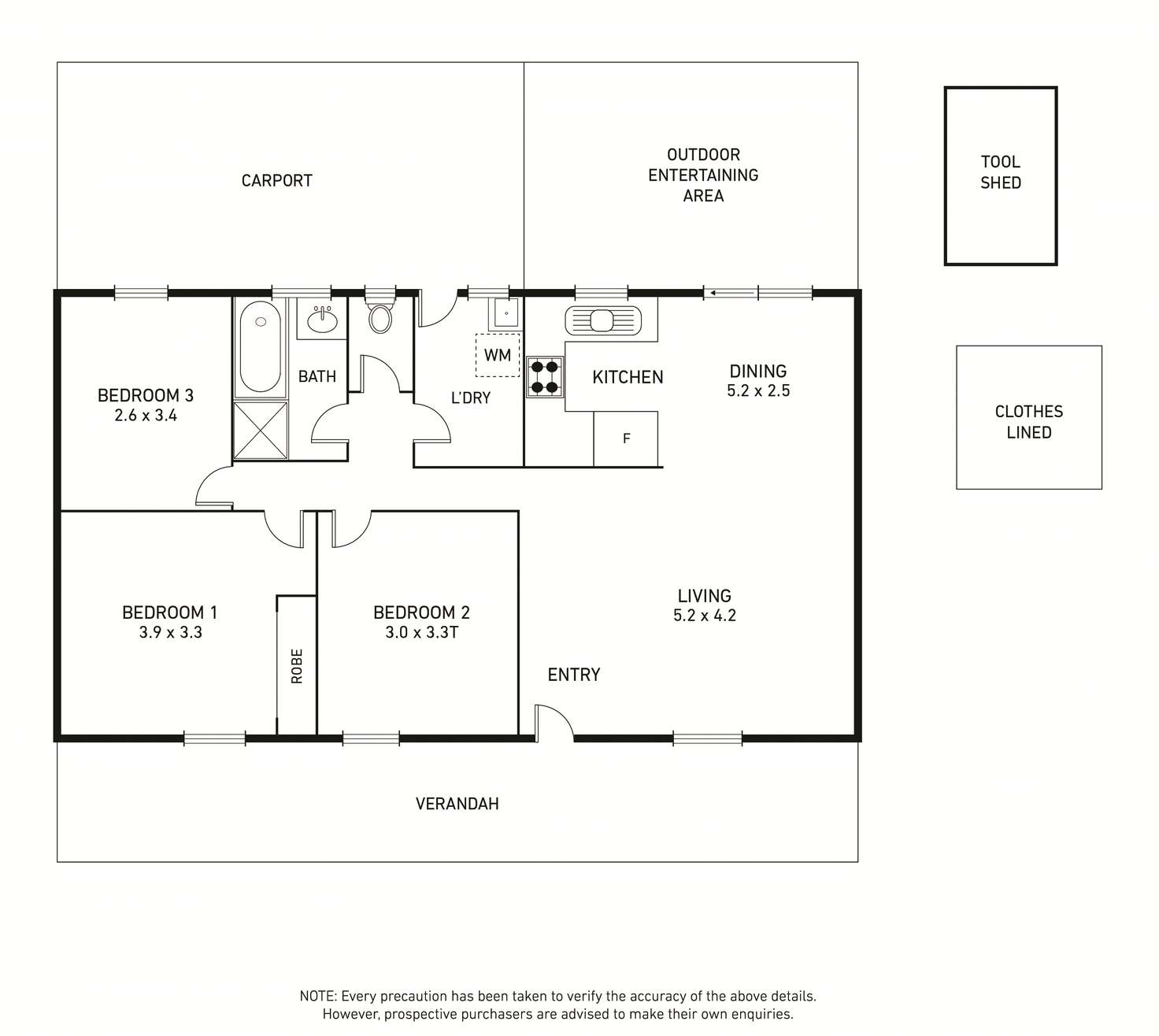 Floorplan of Homely unit listing, 7/4 Junction Road, Littlehampton SA 5250