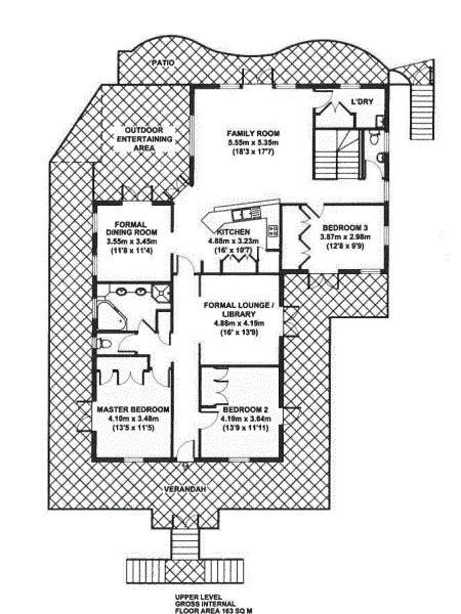 Floorplan of Homely house listing, 123 Gerler Street, Bardon QLD 4065