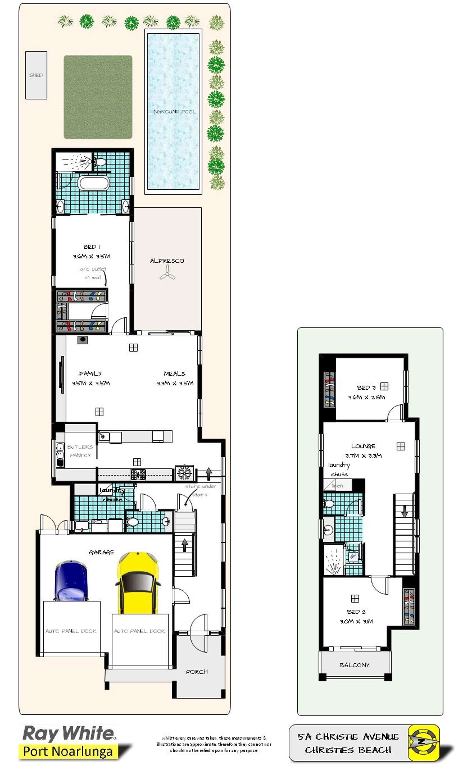 Floorplan of Homely house listing, 5A Christie Avenue, Christies Beach SA 5165