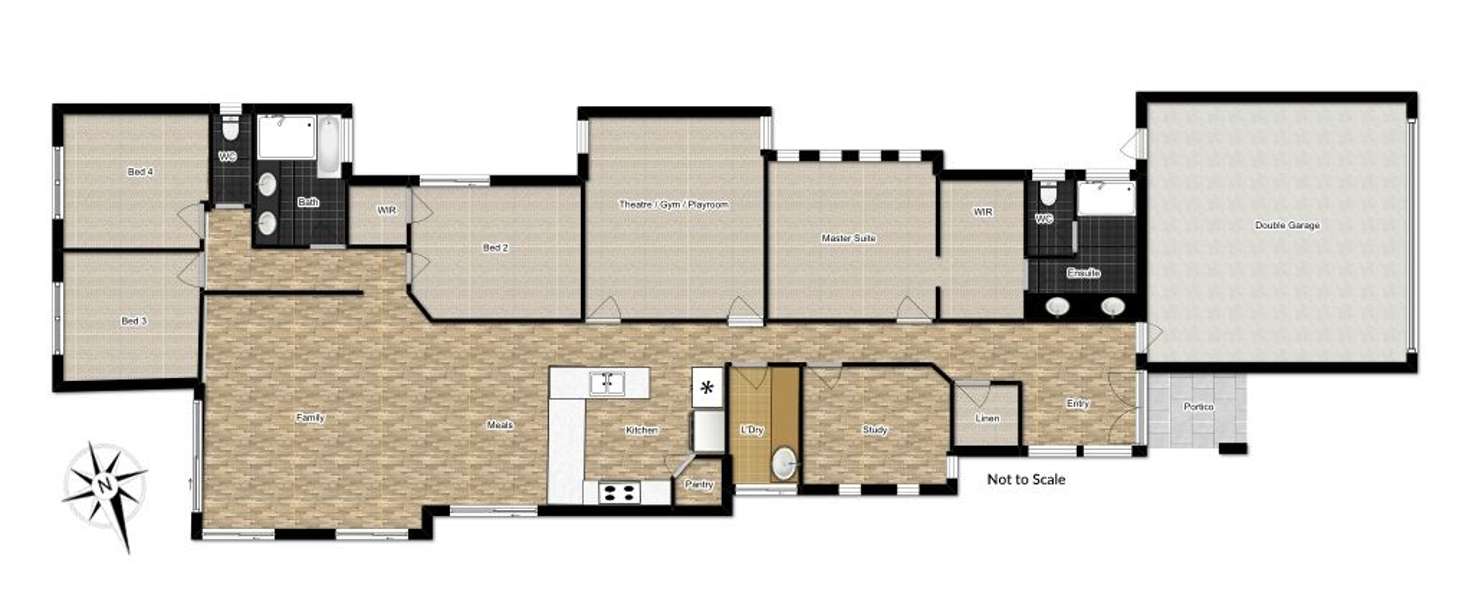 Floorplan of Homely house listing, 65a Beamish Avenue, Brentwood WA 6153
