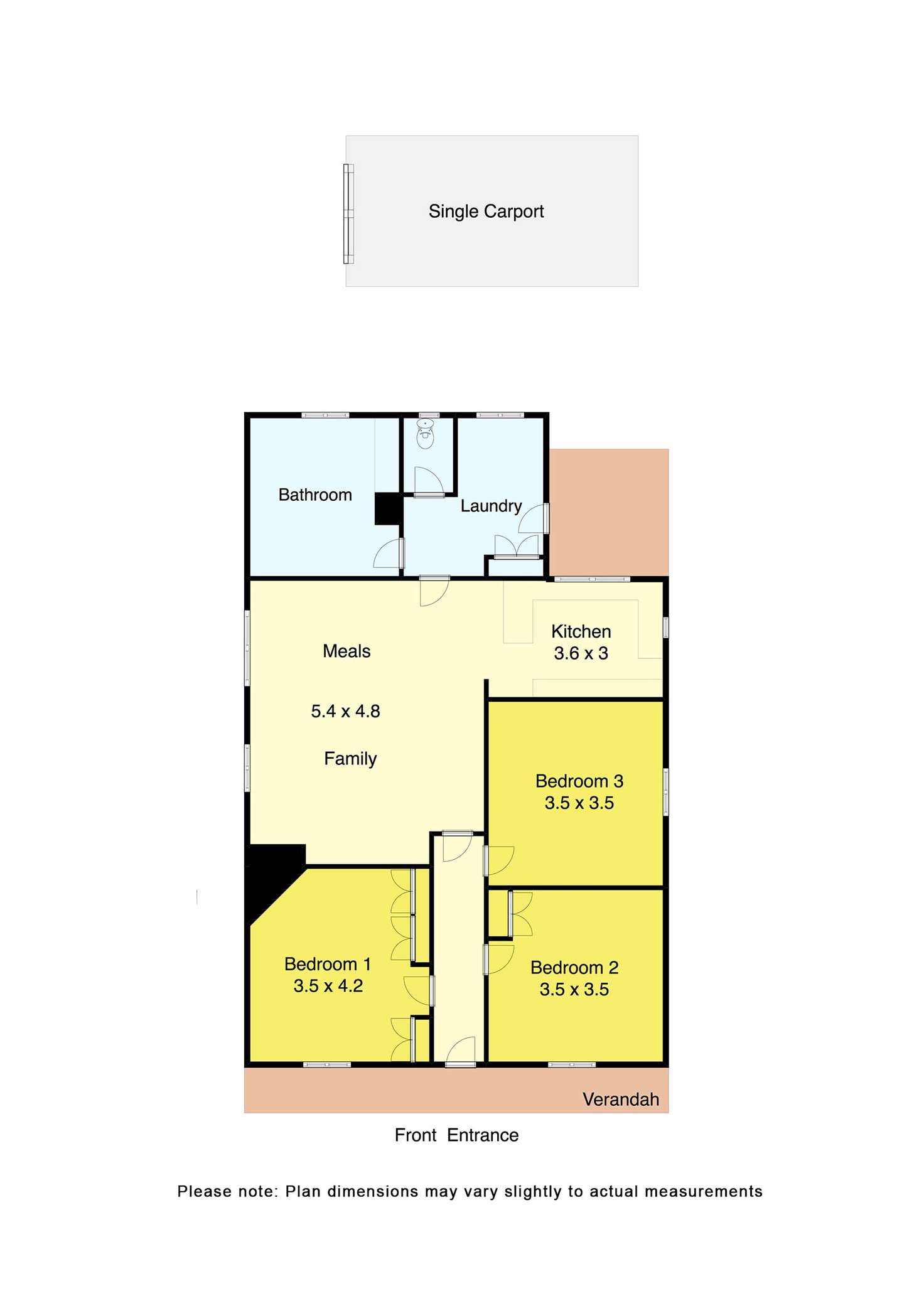 Floorplan of Homely house listing, 325 Eureka Street, Ballarat East VIC 3350