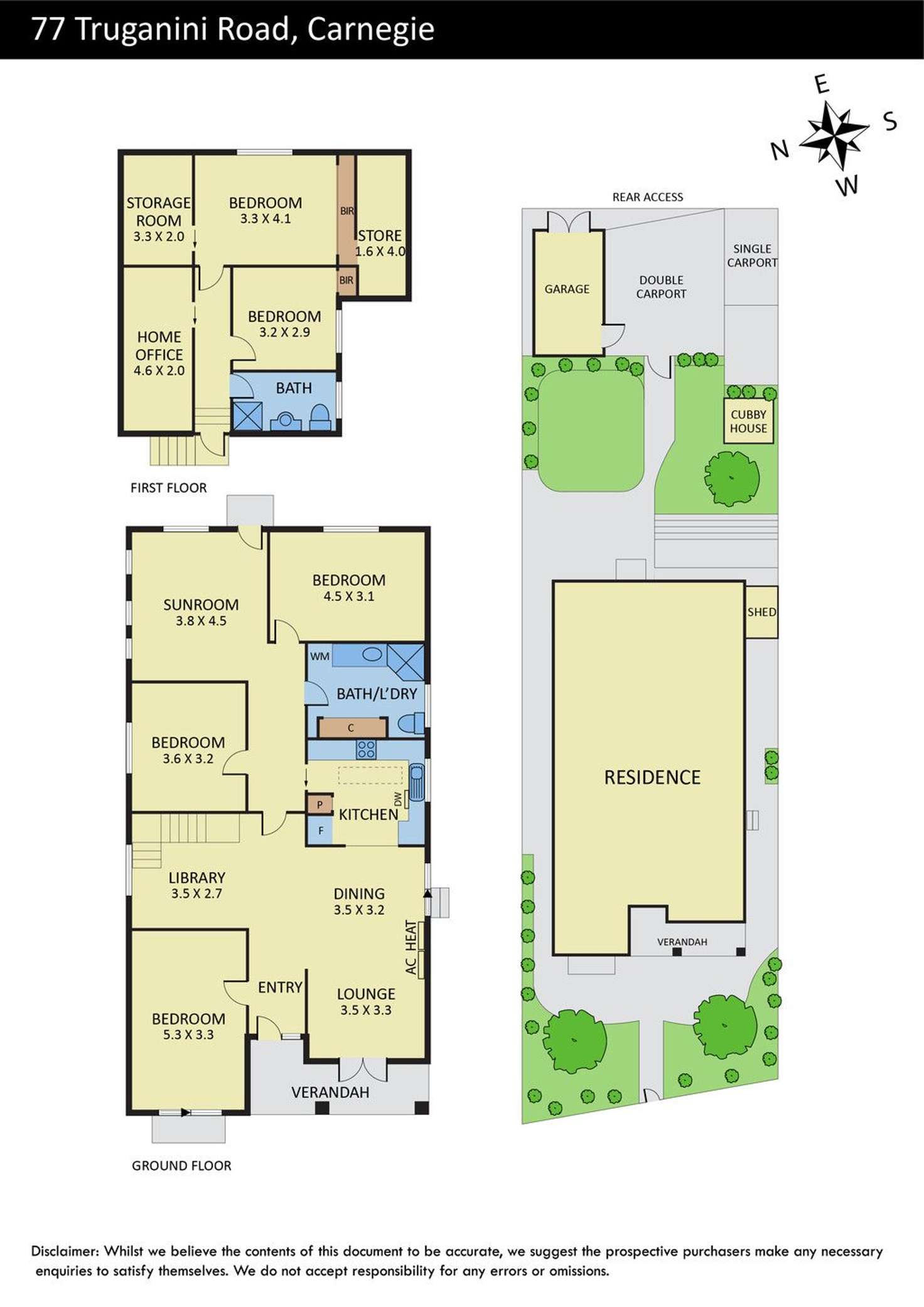 Floorplan of Homely house listing, 77 Truganini Road, Carnegie VIC 3163