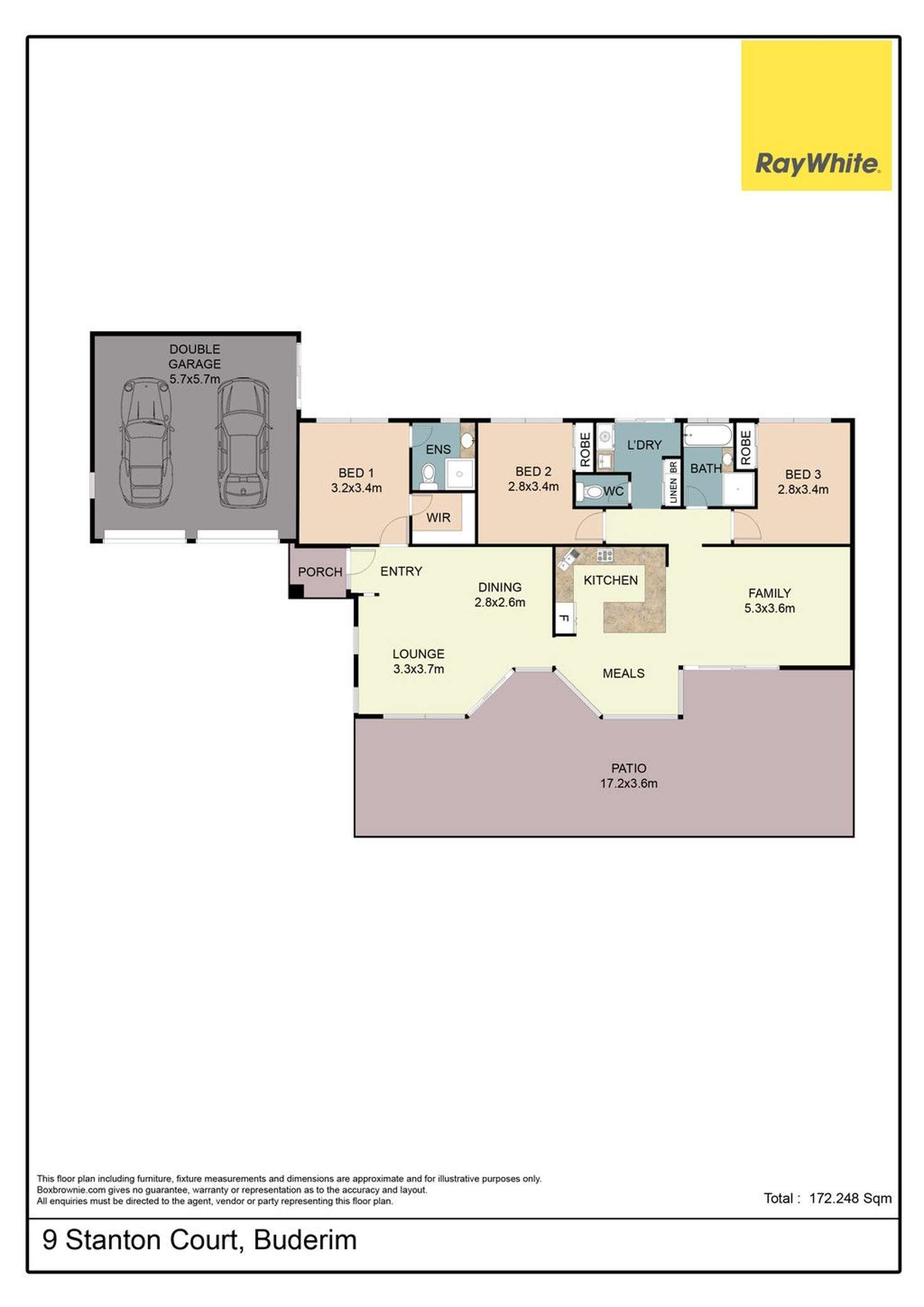 Floorplan of Homely house listing, 9 Stanton Court, Buderim QLD 4556
