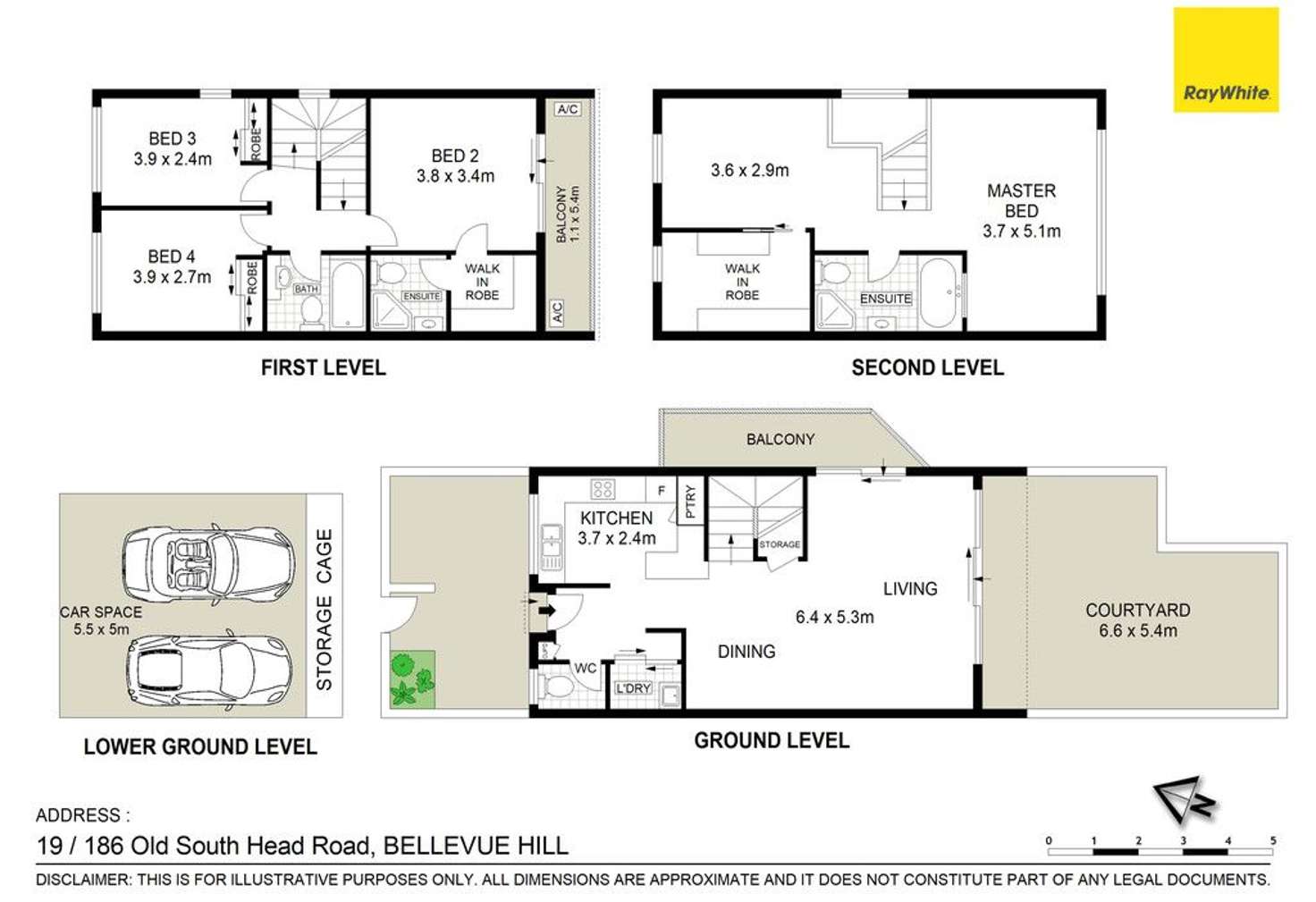 Floorplan of Homely apartment listing, 19/186 Old South Head Road, Bellevue Hill NSW 2023