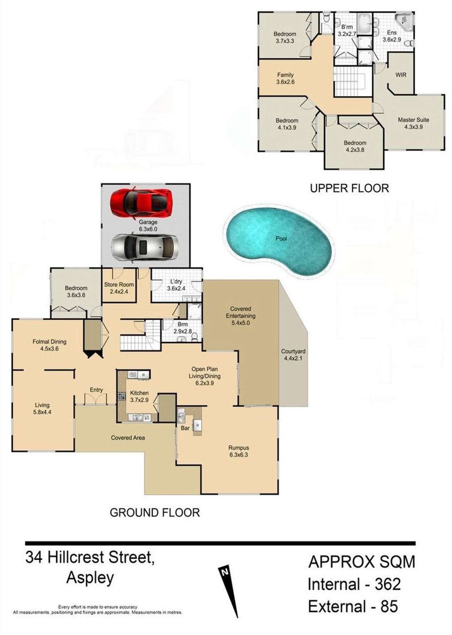 Floorplan of Homely house listing, 34 Hillcrest Street, Aspley QLD 4034