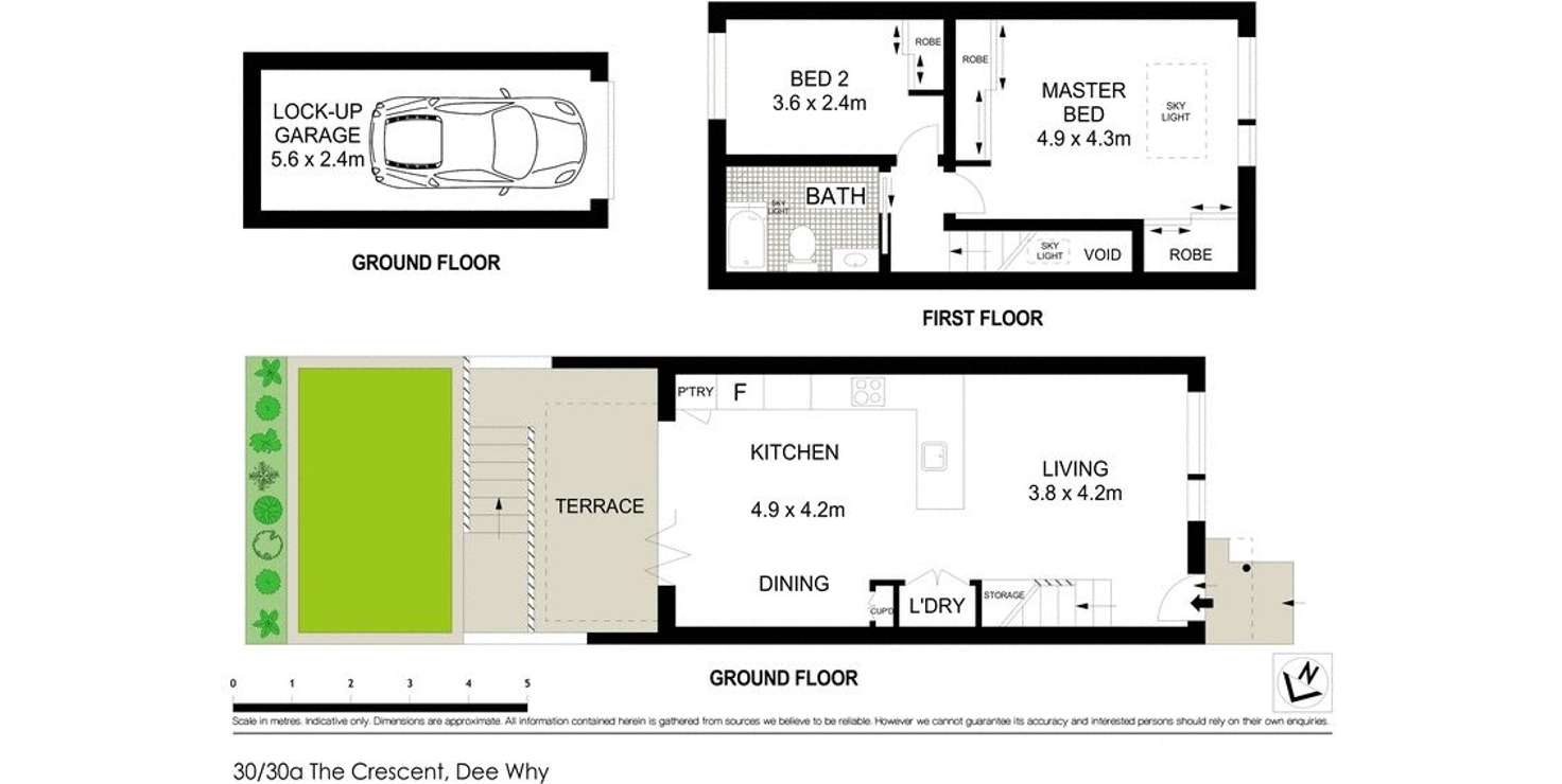 Floorplan of Homely townhouse listing, 30/30A The Crescent, Dee Why NSW 2099