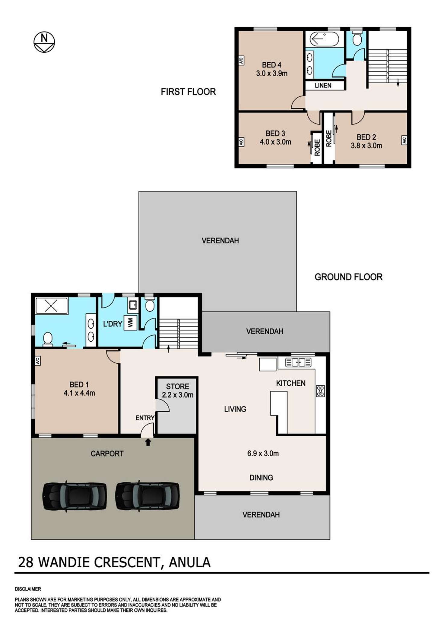 Floorplan of Homely house listing, 28 Wandie Crescent, Anula NT 812