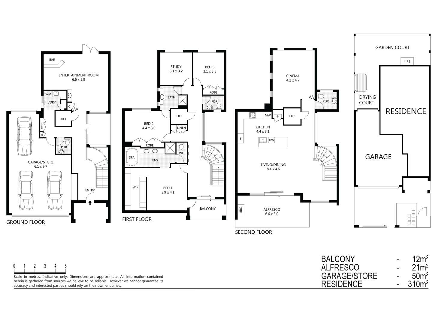 Floorplan of Homely house listing, 7B Moreau Mews, Applecross WA 6153
