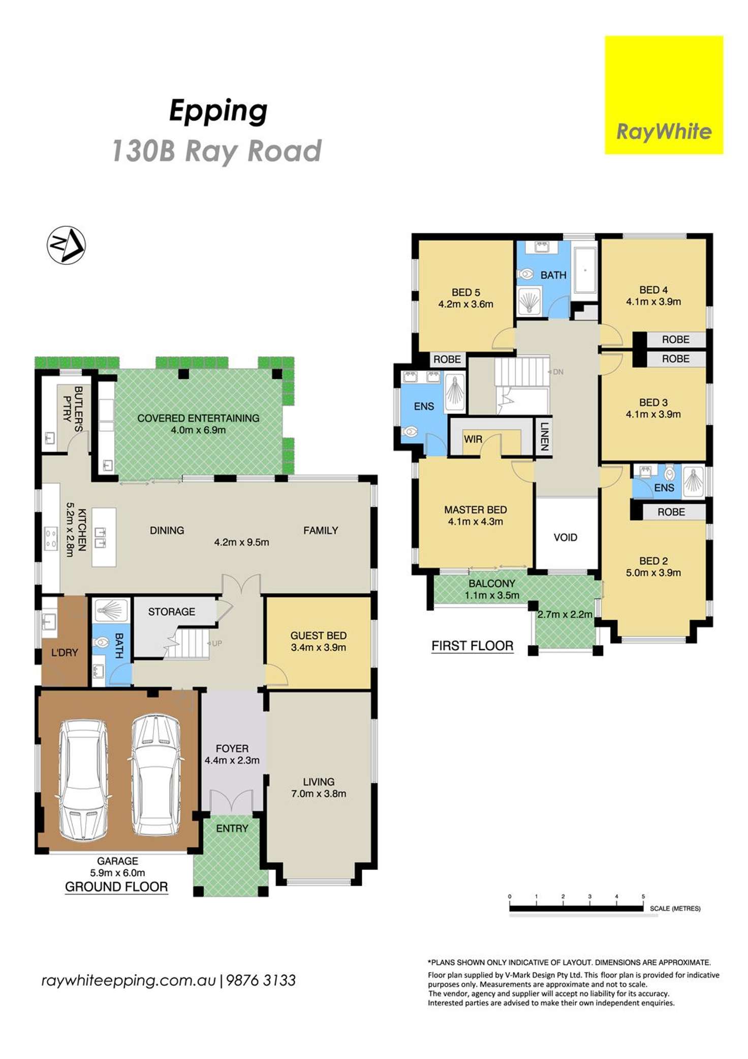 Floorplan of Homely house listing, 130 B Ray Road, Epping NSW 2121