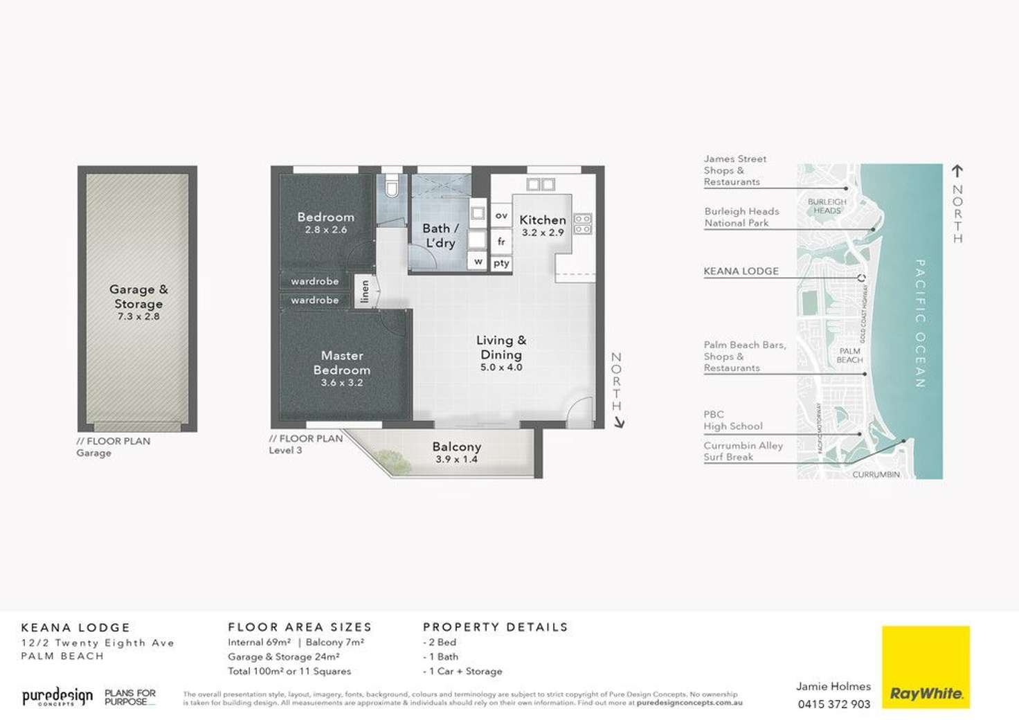 Floorplan of Homely apartment listing, 12/2 Twenty Eighth Avenue, Palm Beach QLD 4221