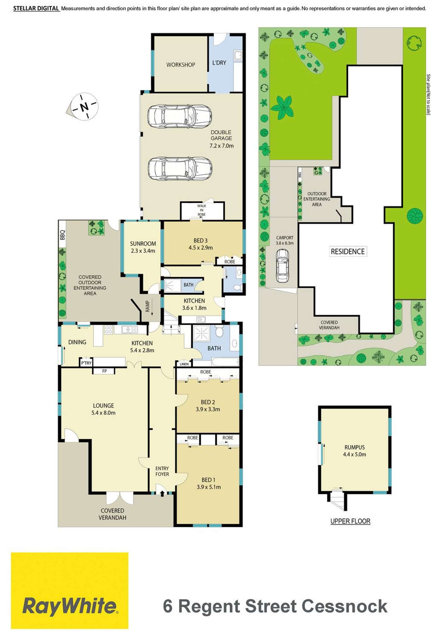 Floorplan of Homely house listing, 6 Regent Street, Cessnock NSW 2325