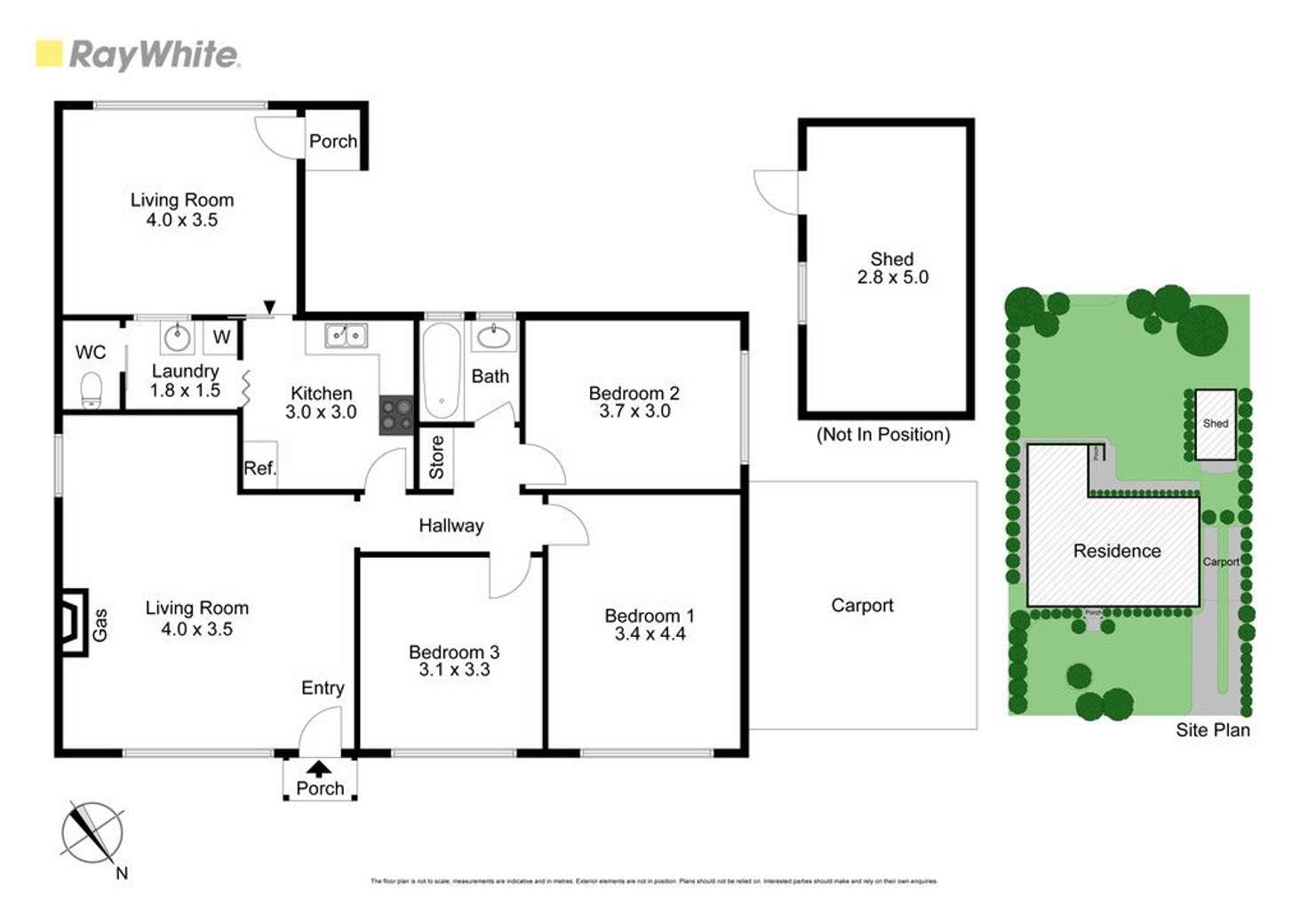 Floorplan of Homely house listing, 22 Leigh Street, Huntingdale VIC 3166