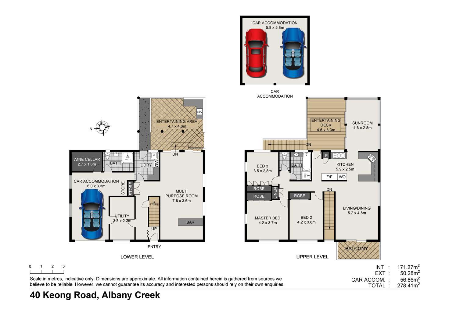 Floorplan of Homely house listing, 40 Keong Road, Albany Creek QLD 4035