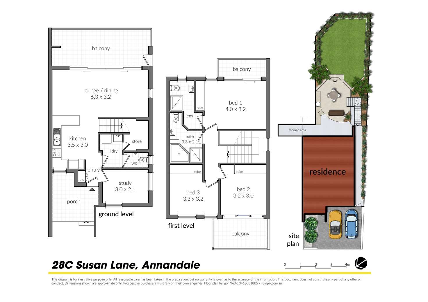 Floorplan of Homely house listing, 28c Susan Lane, Annandale NSW 2038