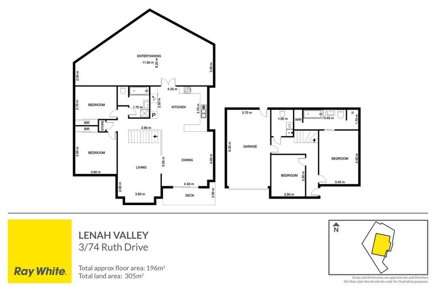 Floorplan of Homely house listing, 3/74 Ruth Drive, Lenah Valley TAS 7008