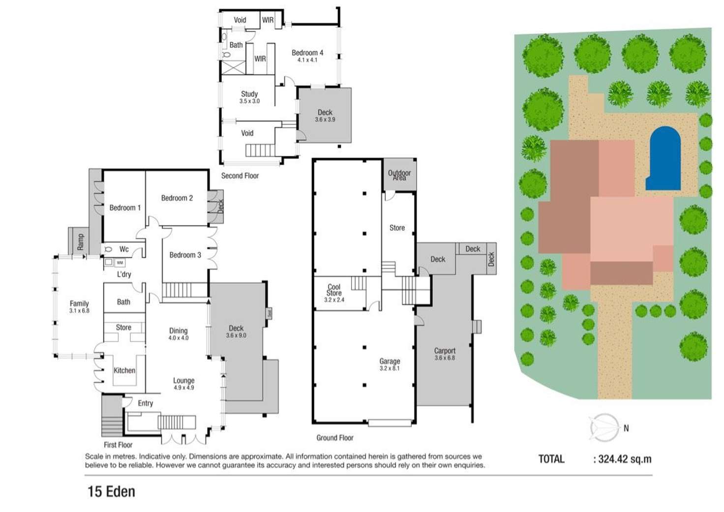 Floorplan of Homely house listing, 15 Eden Street, Belgian Gardens QLD 4810