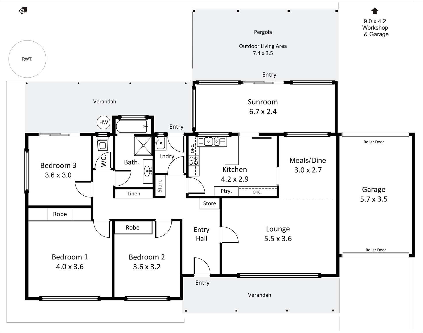 Floorplan of Homely house listing, 112 Pyap Street, Renmark SA 5341