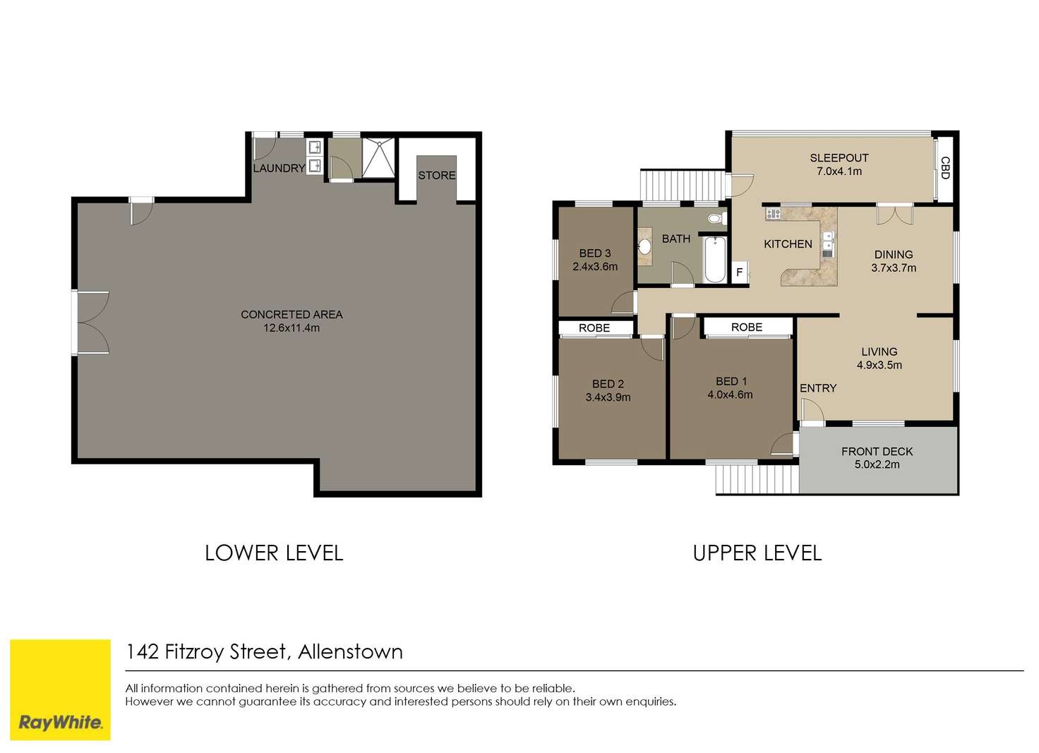 Floorplan of Homely house listing, 142 Fitzroy Street, Allenstown QLD 4700