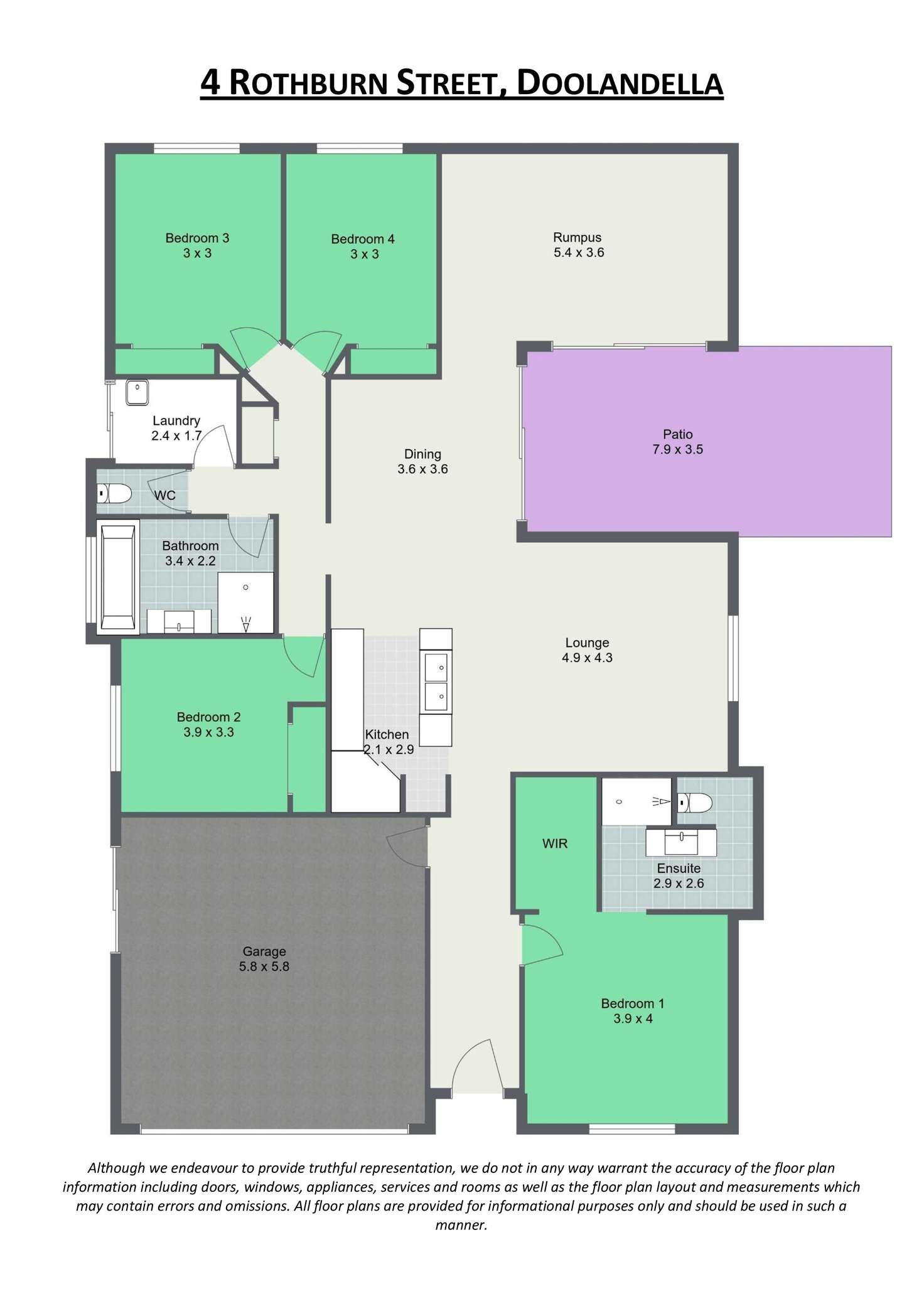 Floorplan of Homely house listing, 4 Rothburn Street, Doolandella QLD 4077