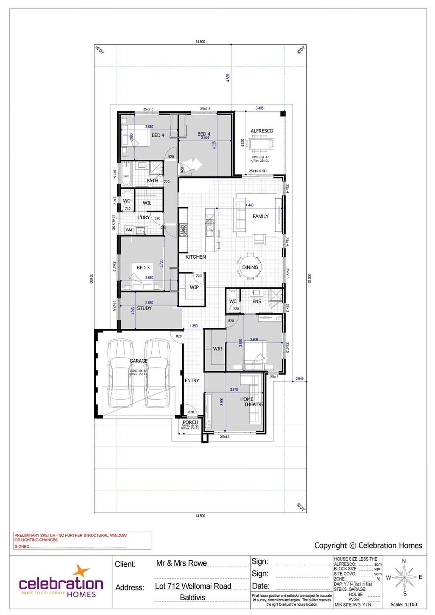 Floorplan of Homely house listing, 35 Wollomai Road, Baldivis WA 6171