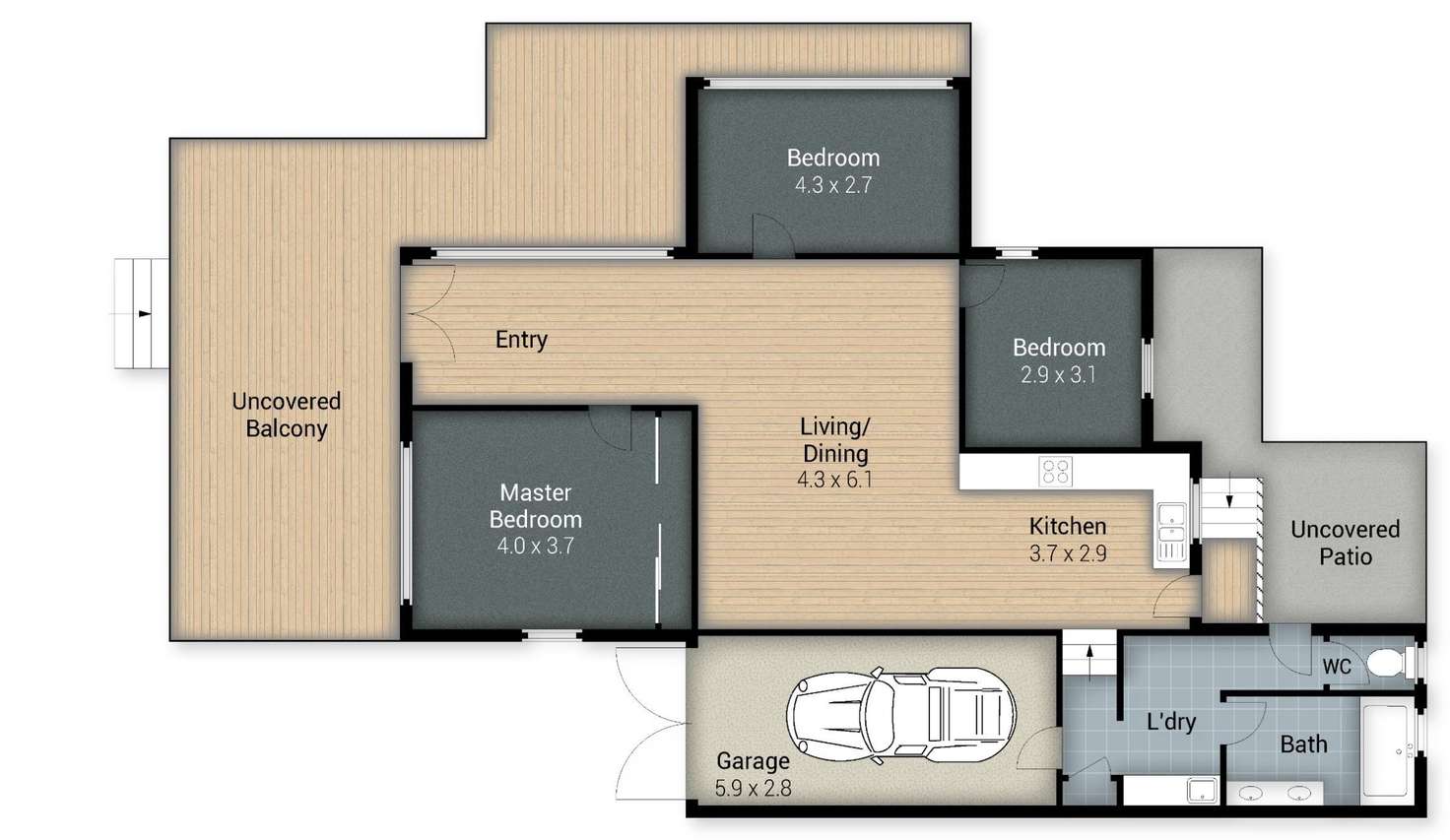 Floorplan of Homely house listing, 20 Milton Avenue, Paradise Point QLD 4216