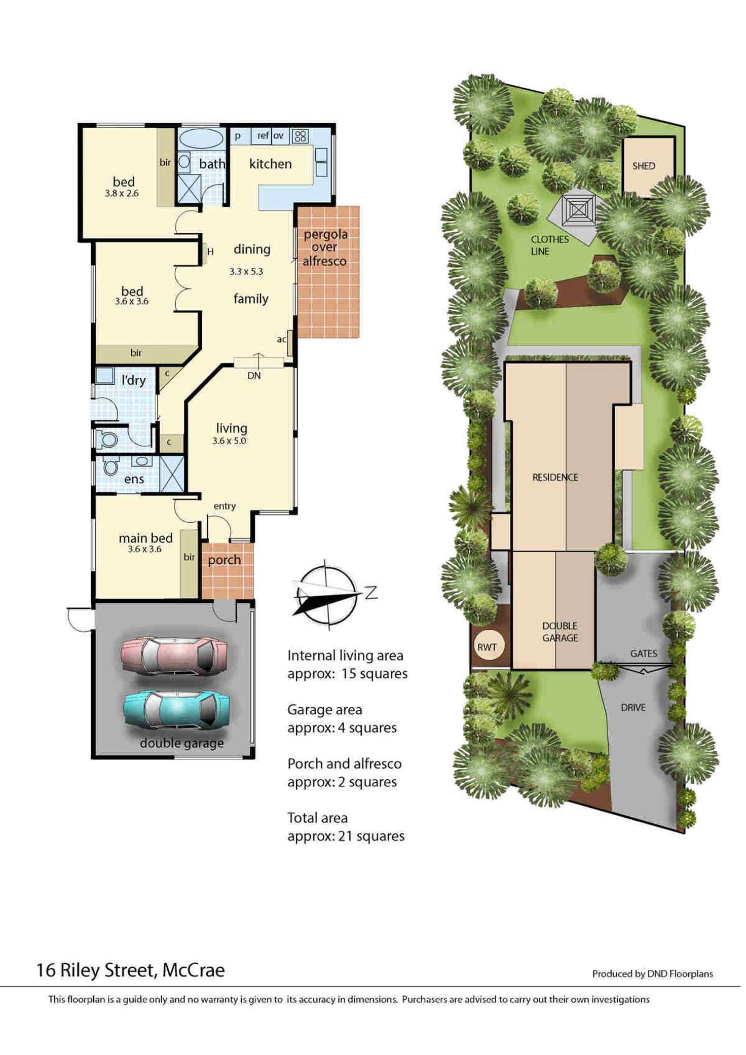 Floorplan of Homely house listing, 16 Riley Street, Mccrae VIC 3938