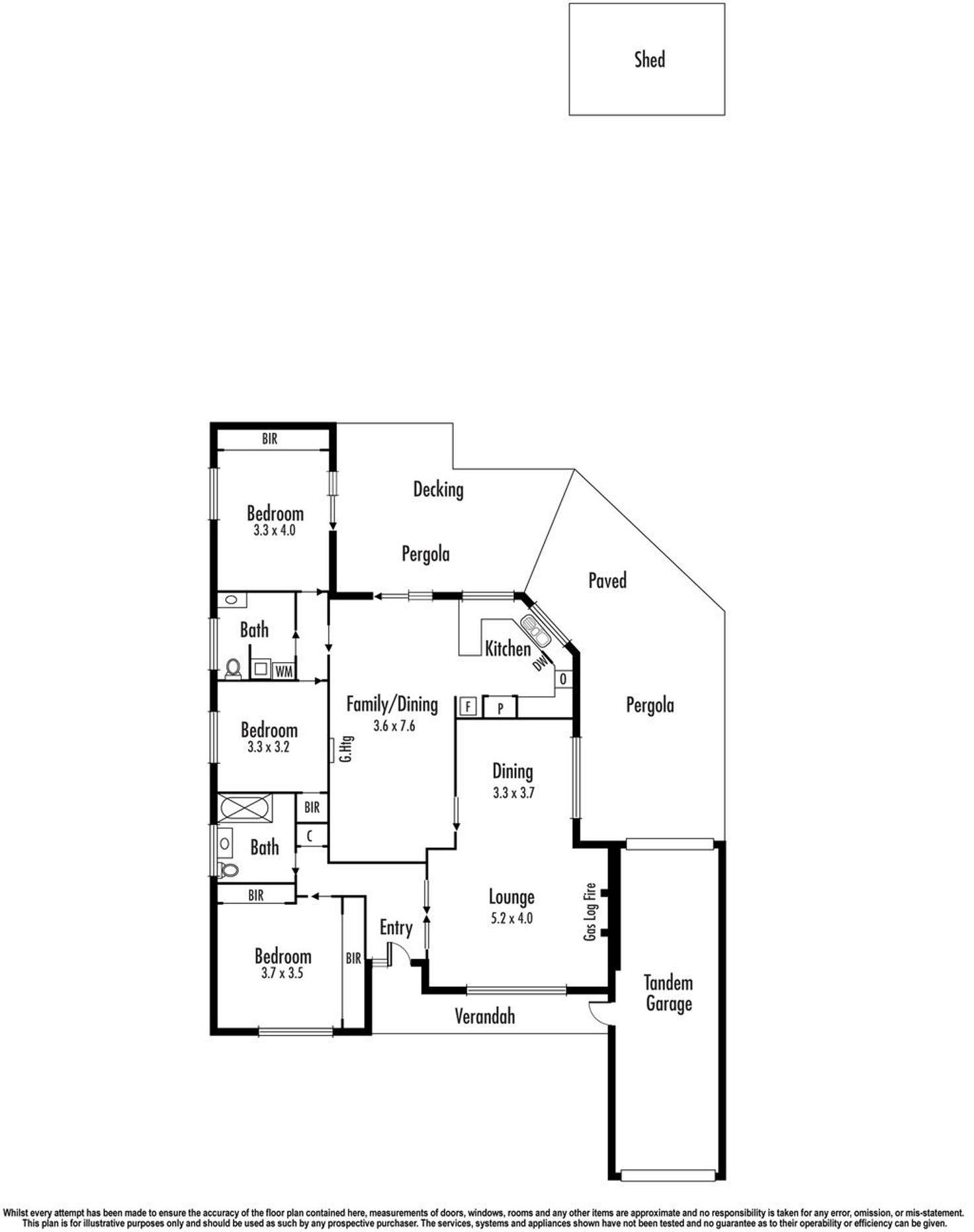 Floorplan of Homely house listing, 6 Steedman Street, Mordialloc VIC 3195